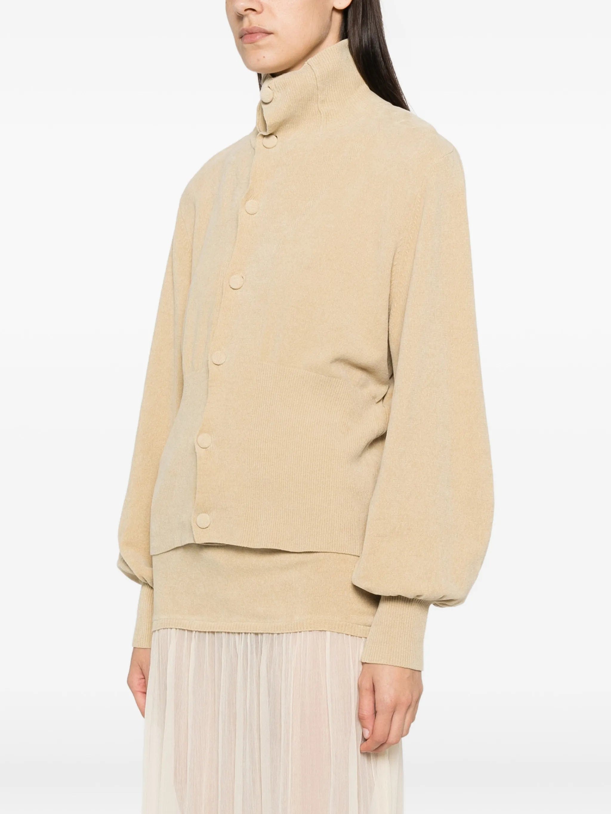 Aya Muse Asha high - neck cardigan