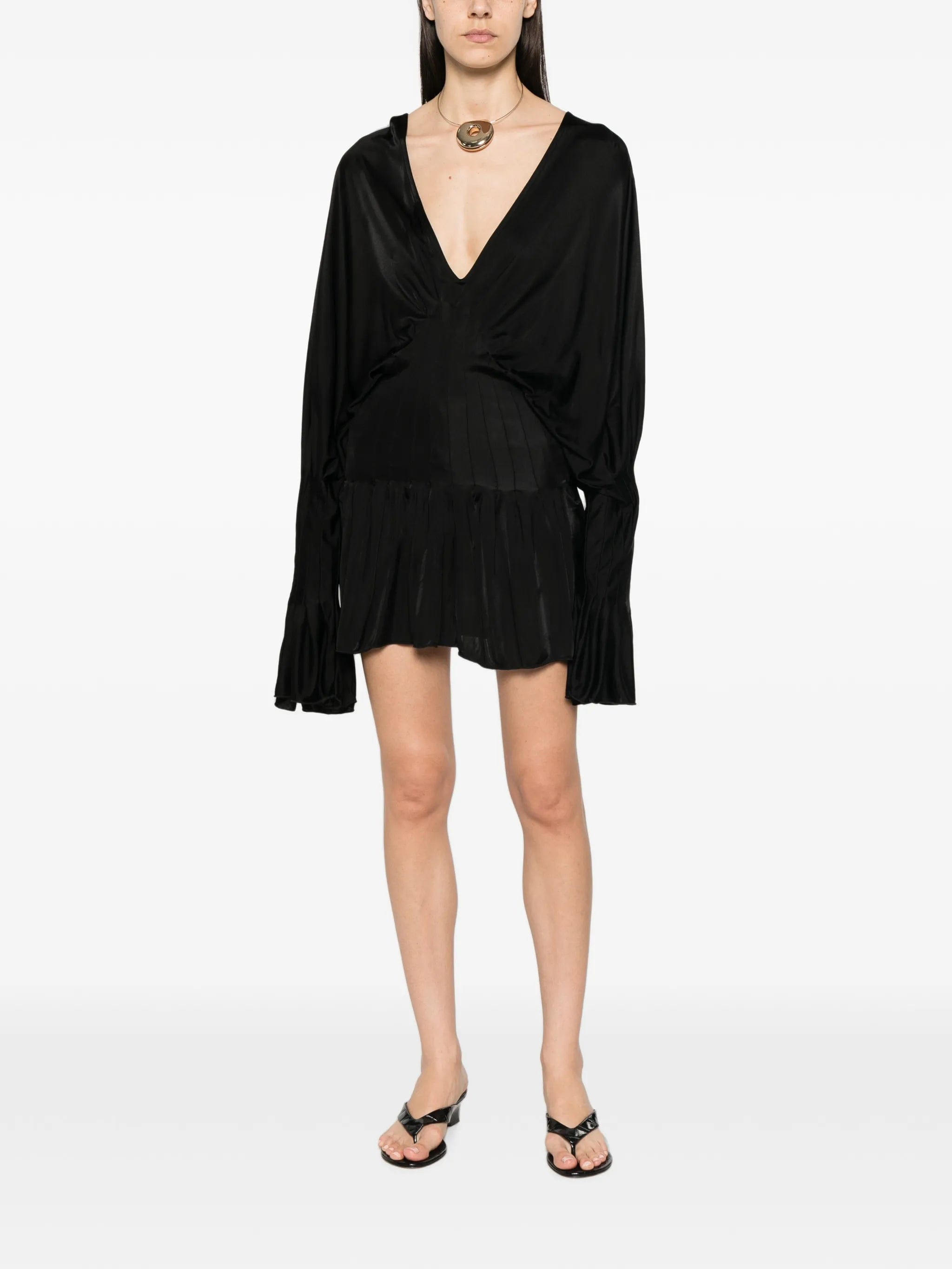 Aya Muse V - neck mini dress