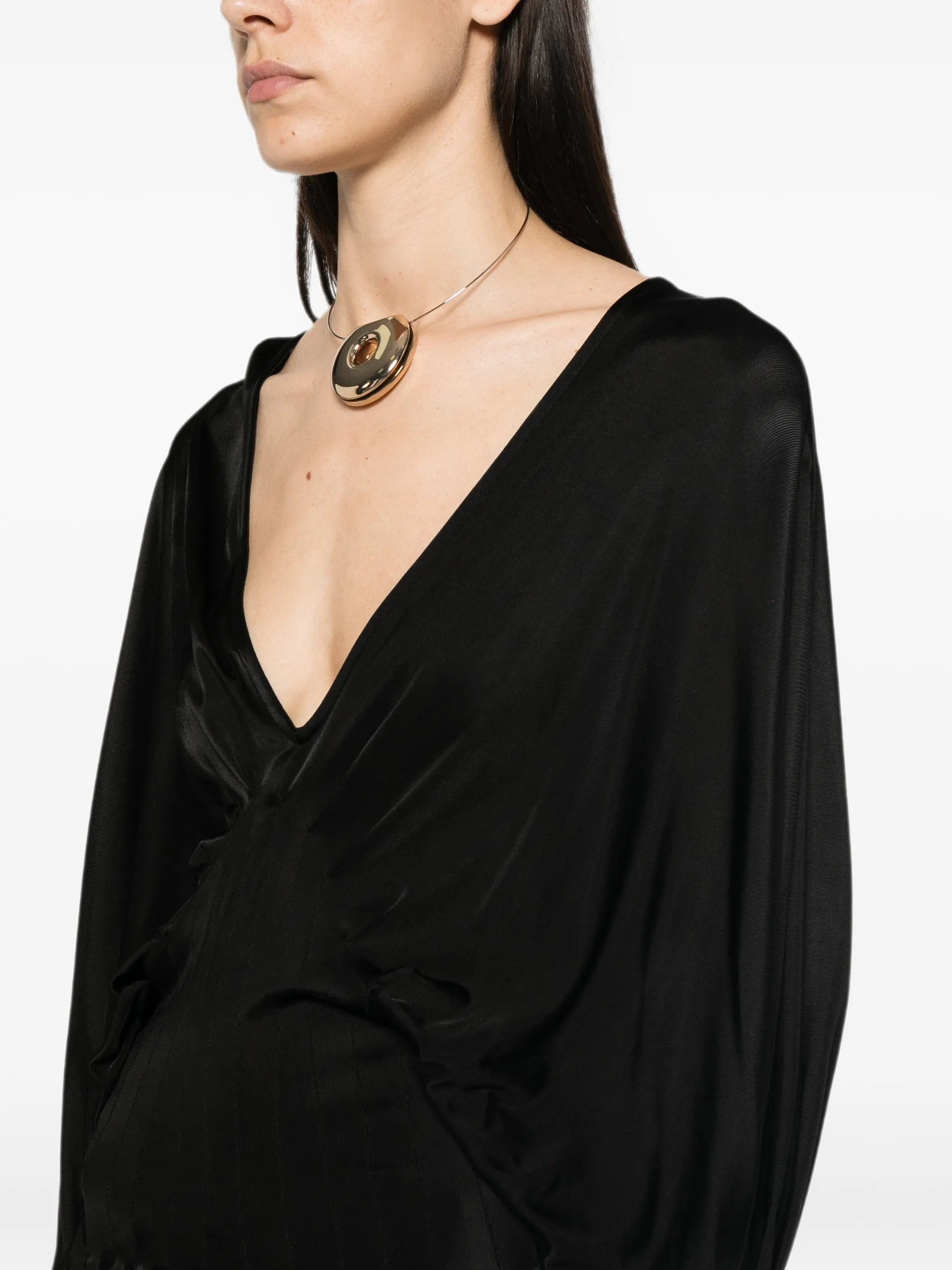 Aya Muse V - neck mini dress