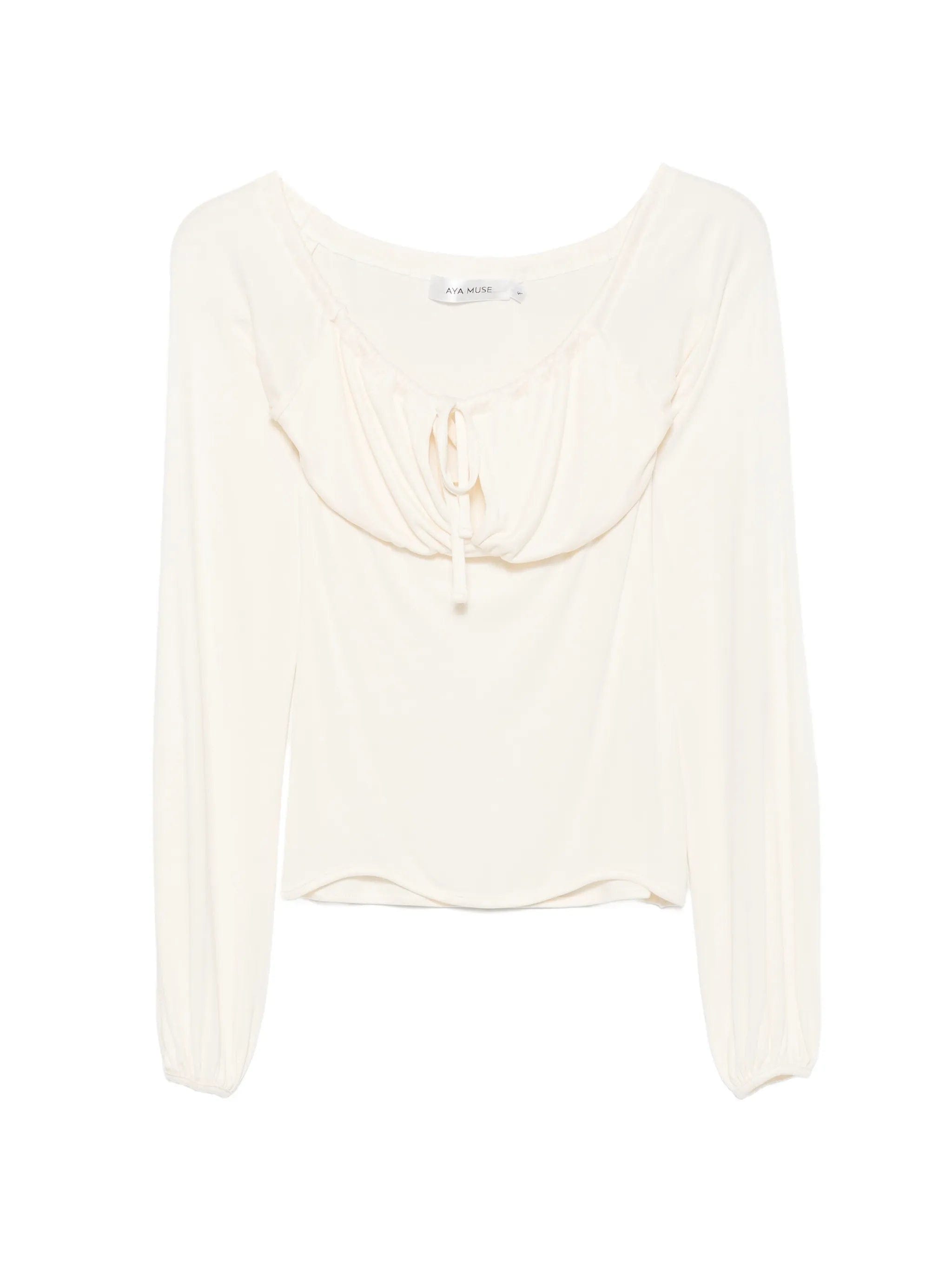 Aya Muse Elya tie - fastening blouse