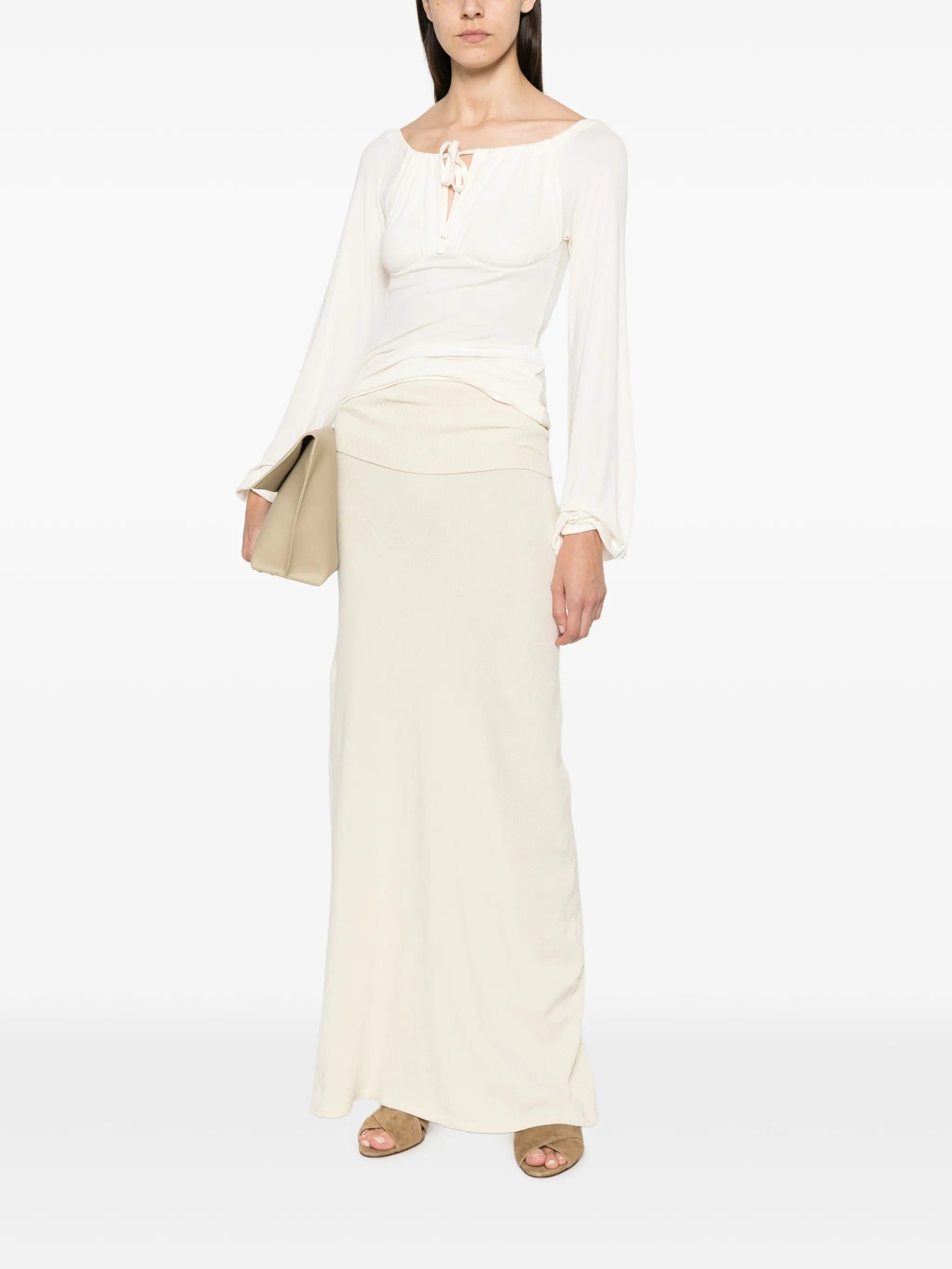 Aya Muse Elya tie - fastening blouse