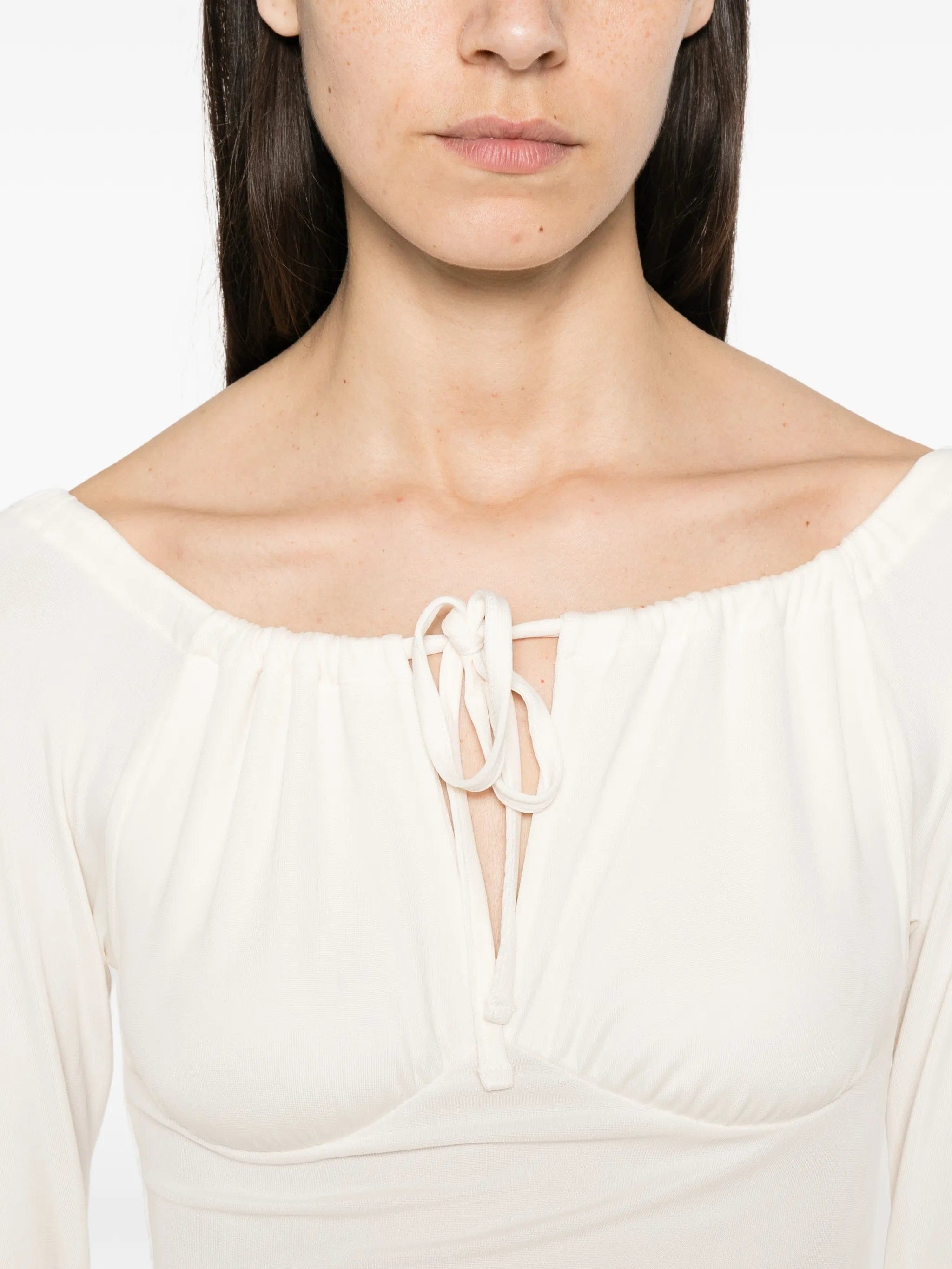 Aya Muse Elya tie - fastening blouse