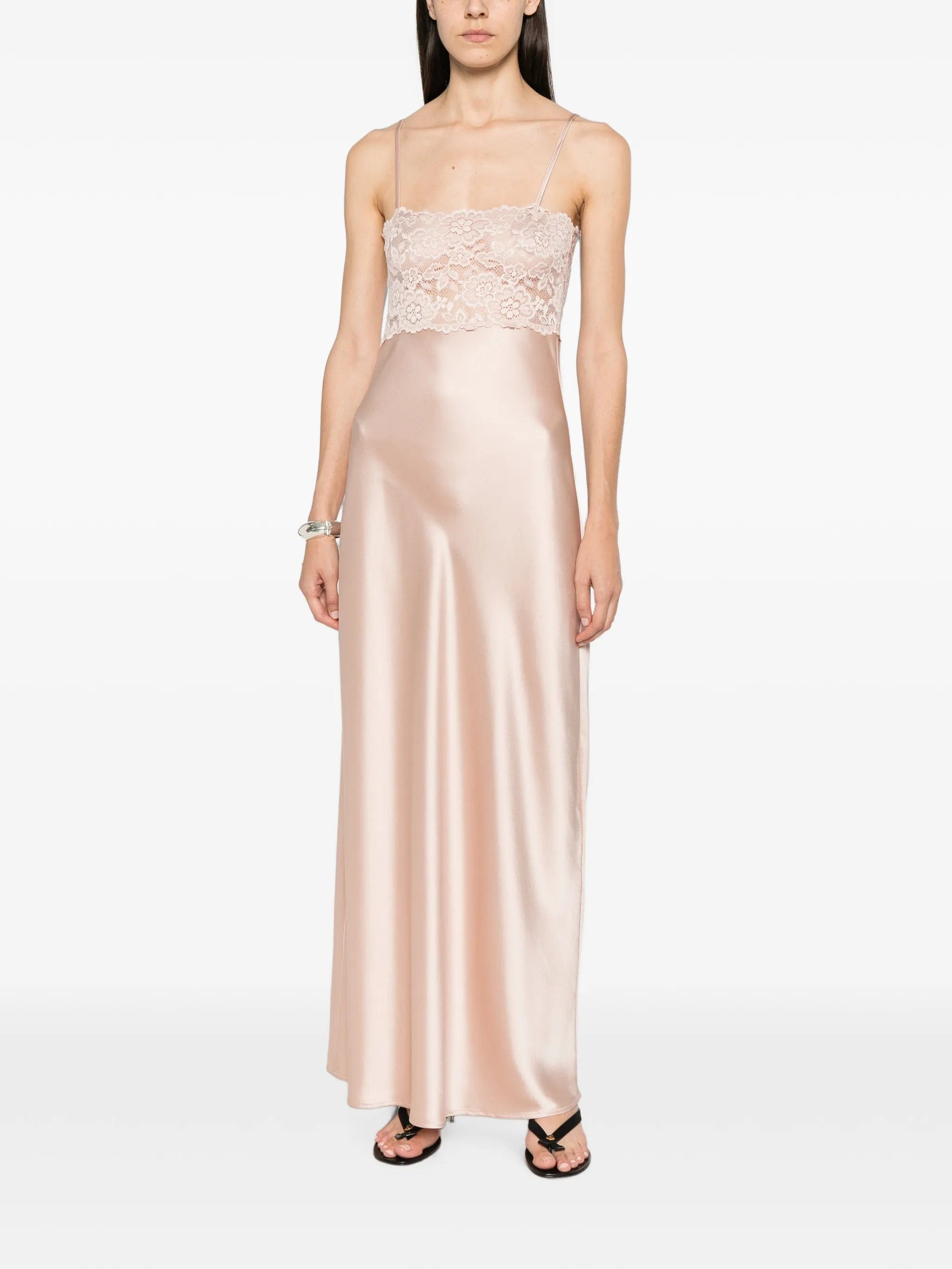 Aya Muse Myra lace - panel maxi dress