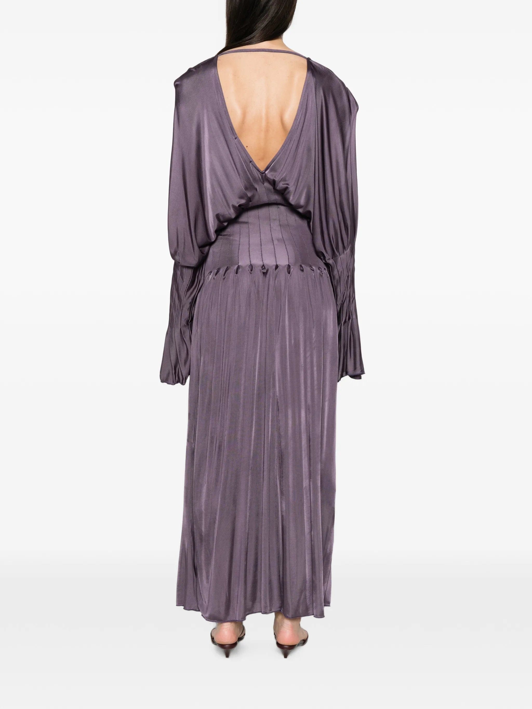 Aya Muse Luma Mazi V - neck maxi dress