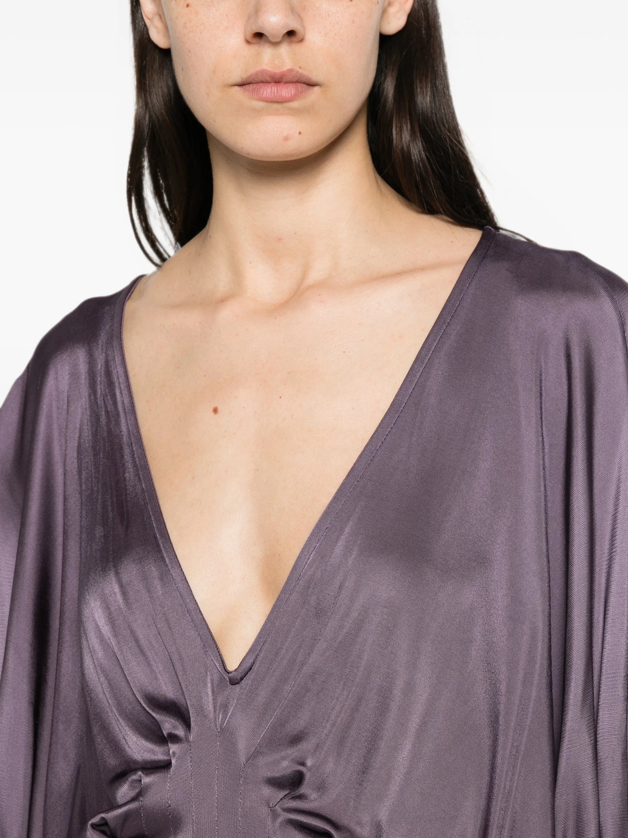 Aya Muse Luma Mazi V - neck maxi dress
