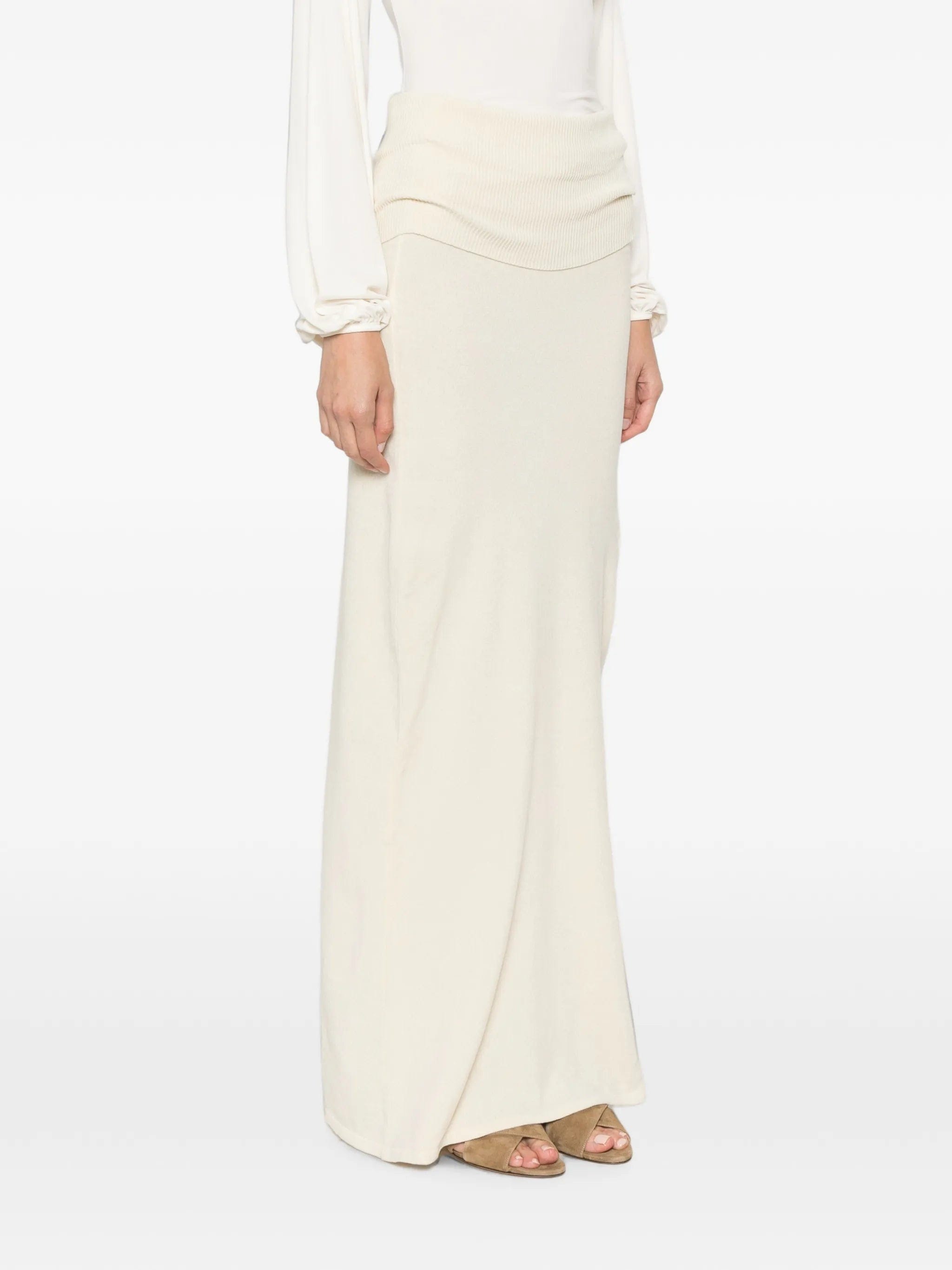 Aya Muse Oona ribbed - knit maxi skirt