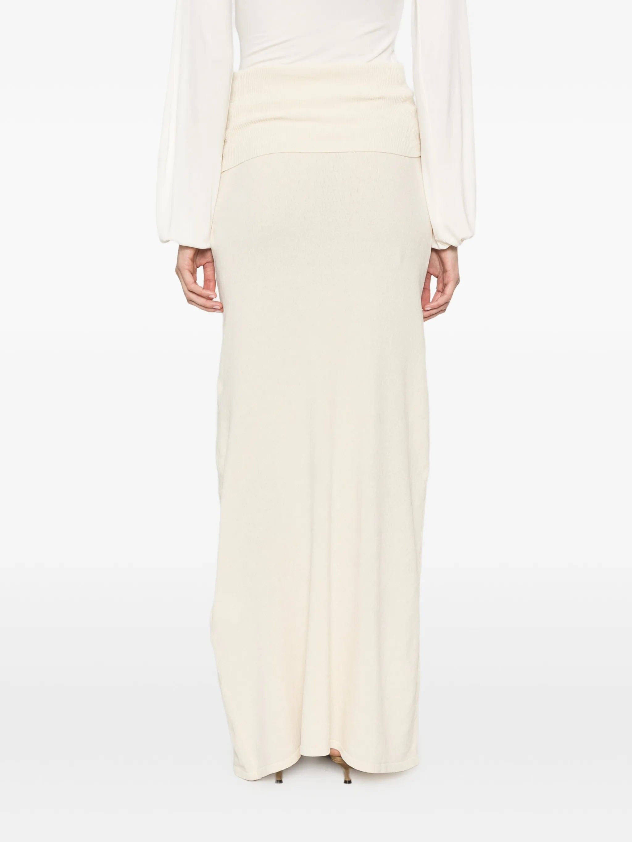 Aya Muse Oona ribbed - knit maxi skirt