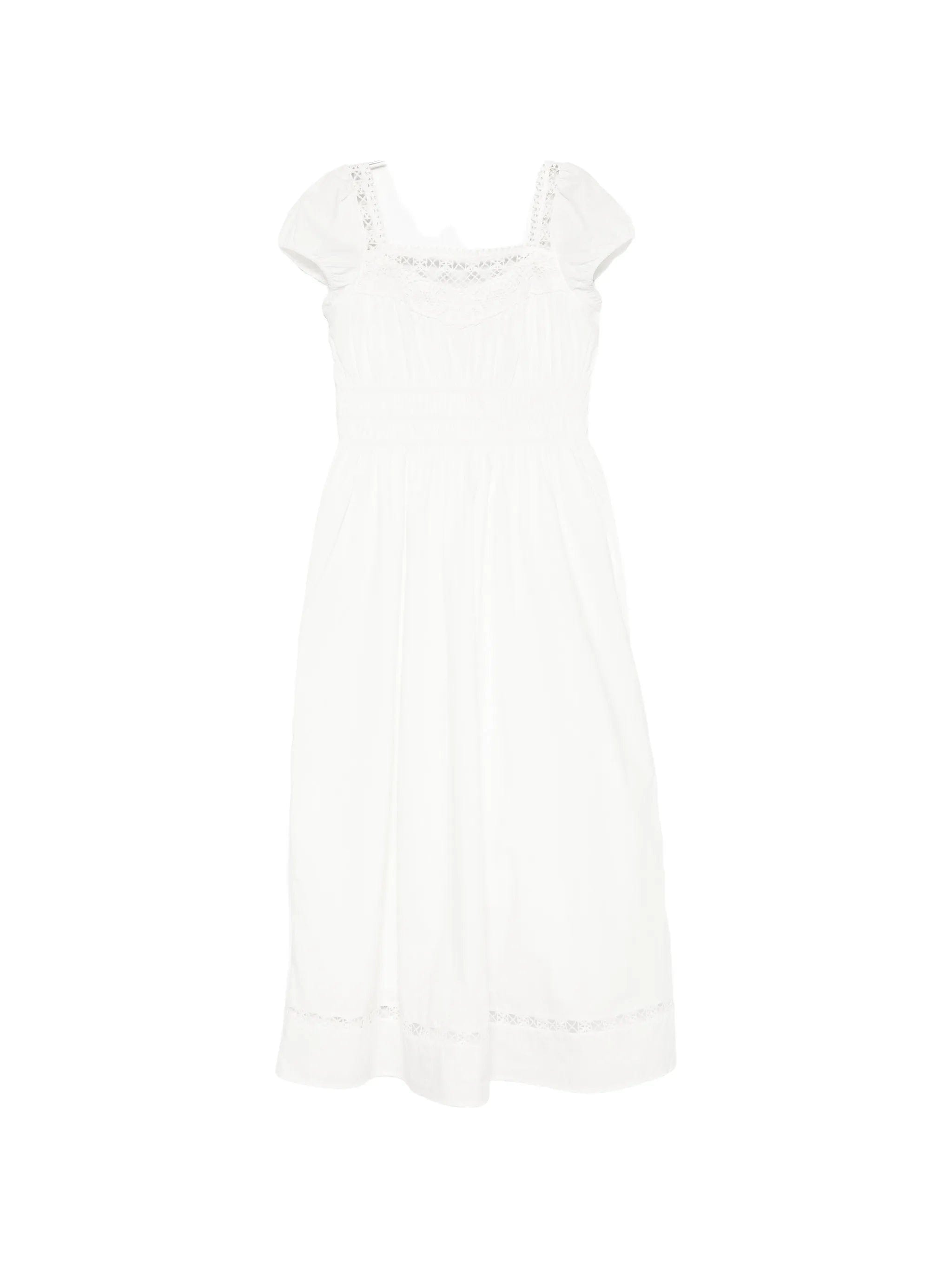 Posse Veda crochet - trim midi dress