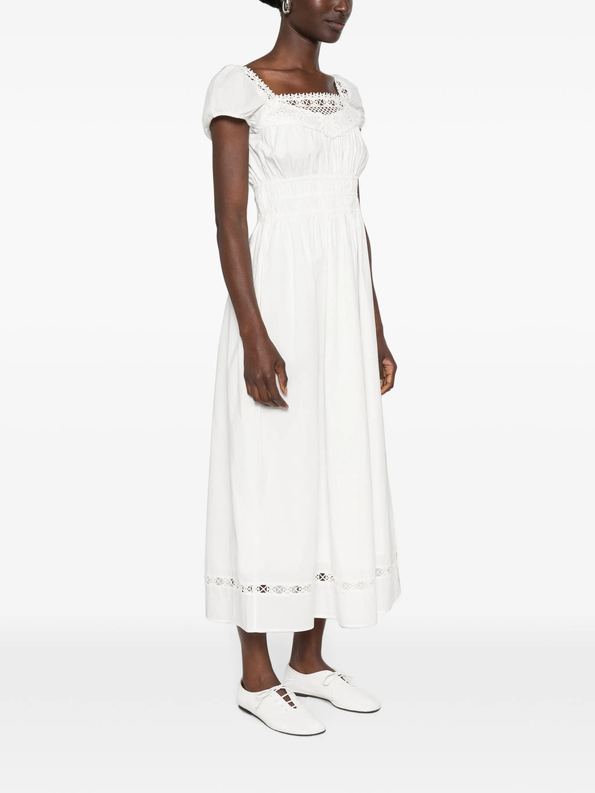 Posse Veda crochet - trim midi dress