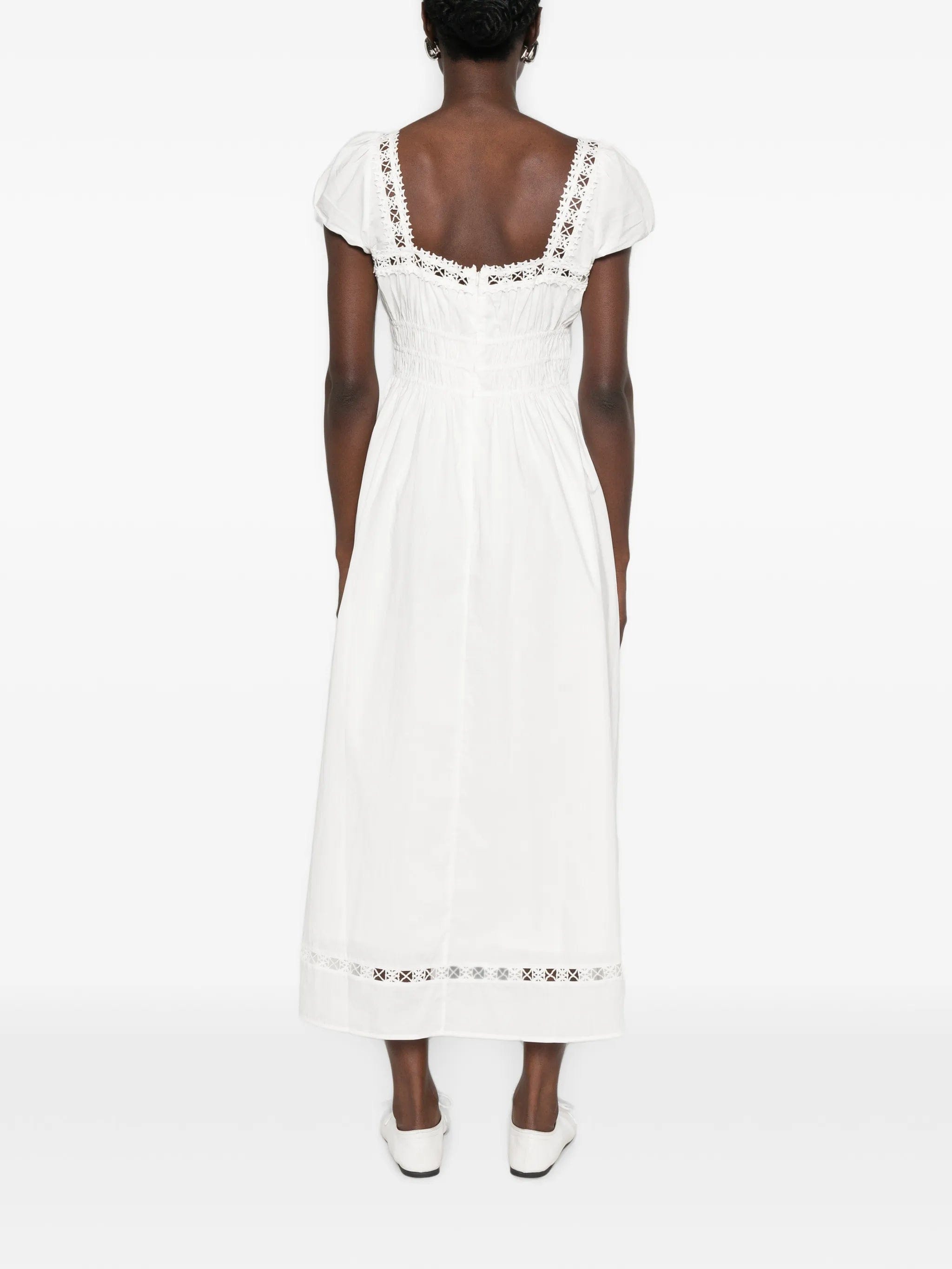 Posse Veda crochet - trim midi dress
