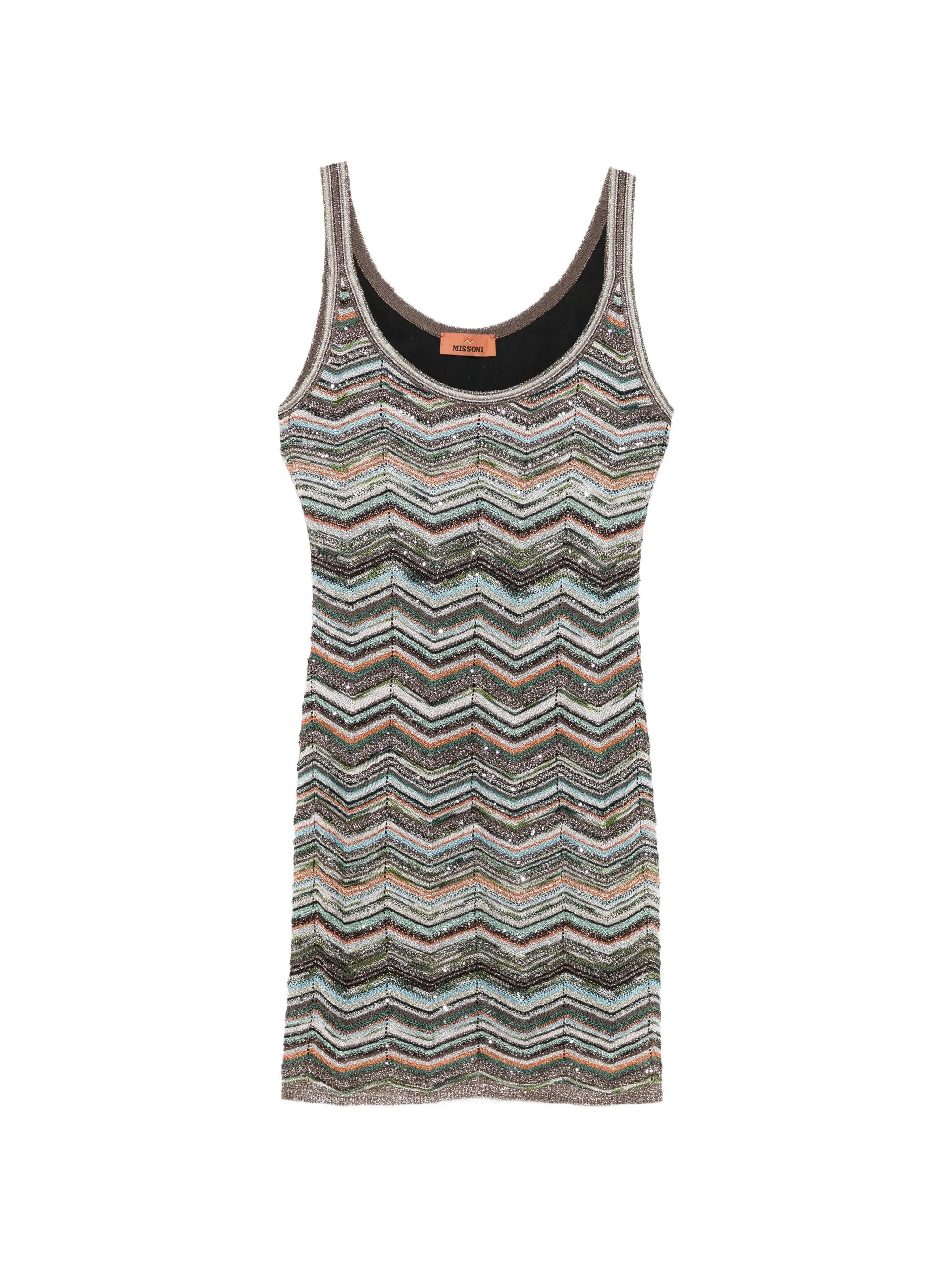 Missoni zigzag - knit mini dress