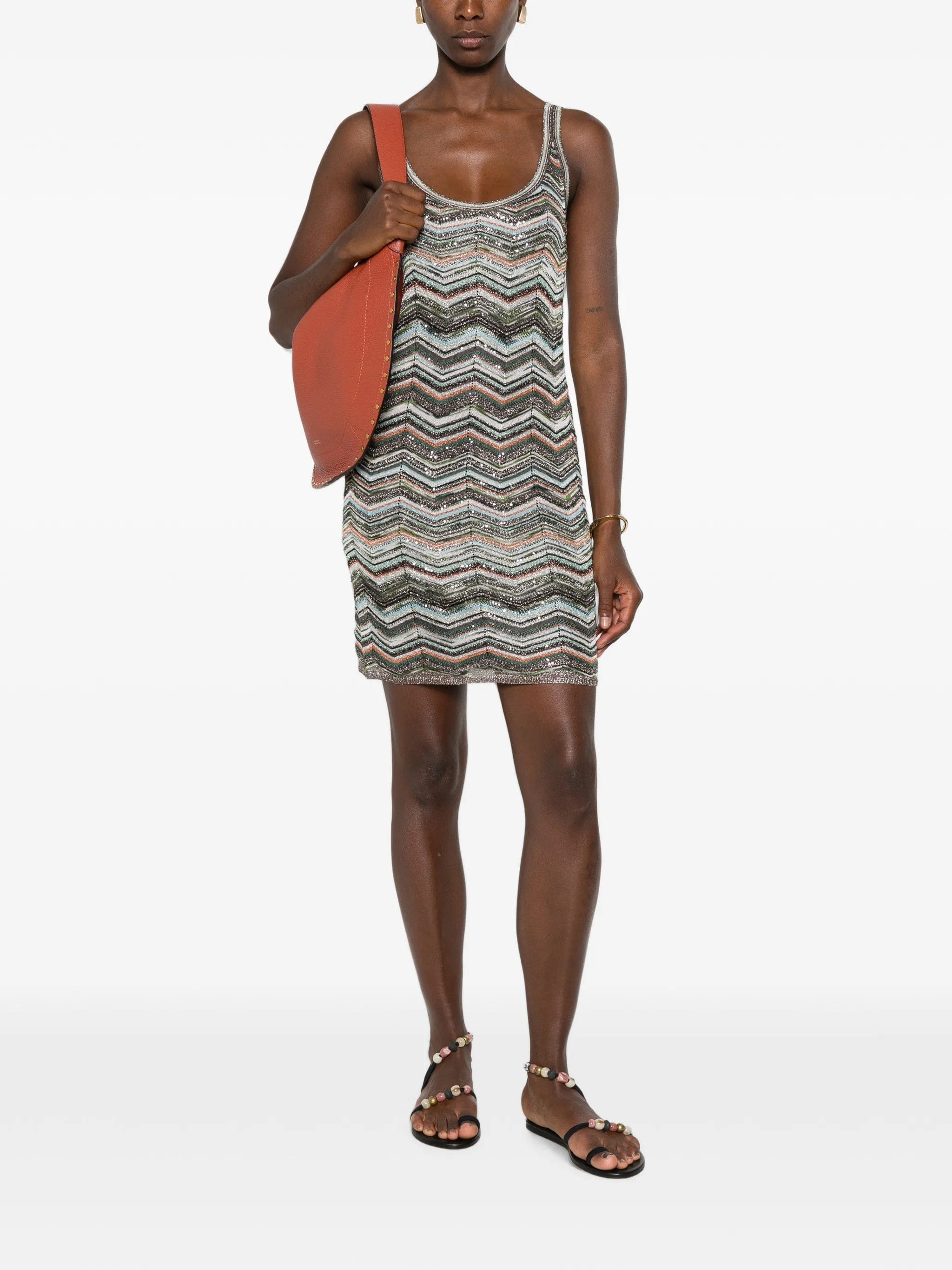 Missoni zigzag - knit mini dress