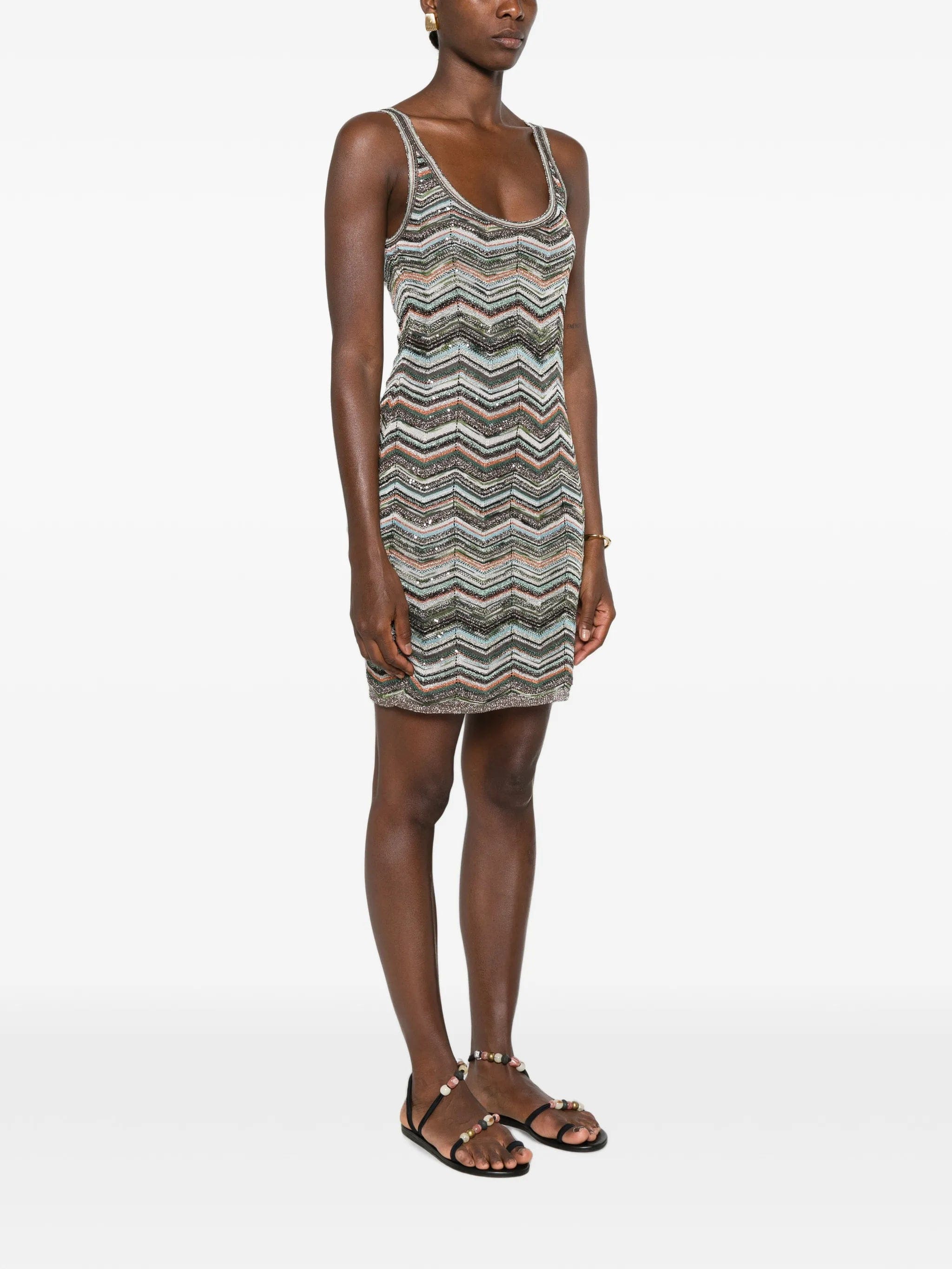 Missoni zigzag - knit mini dress