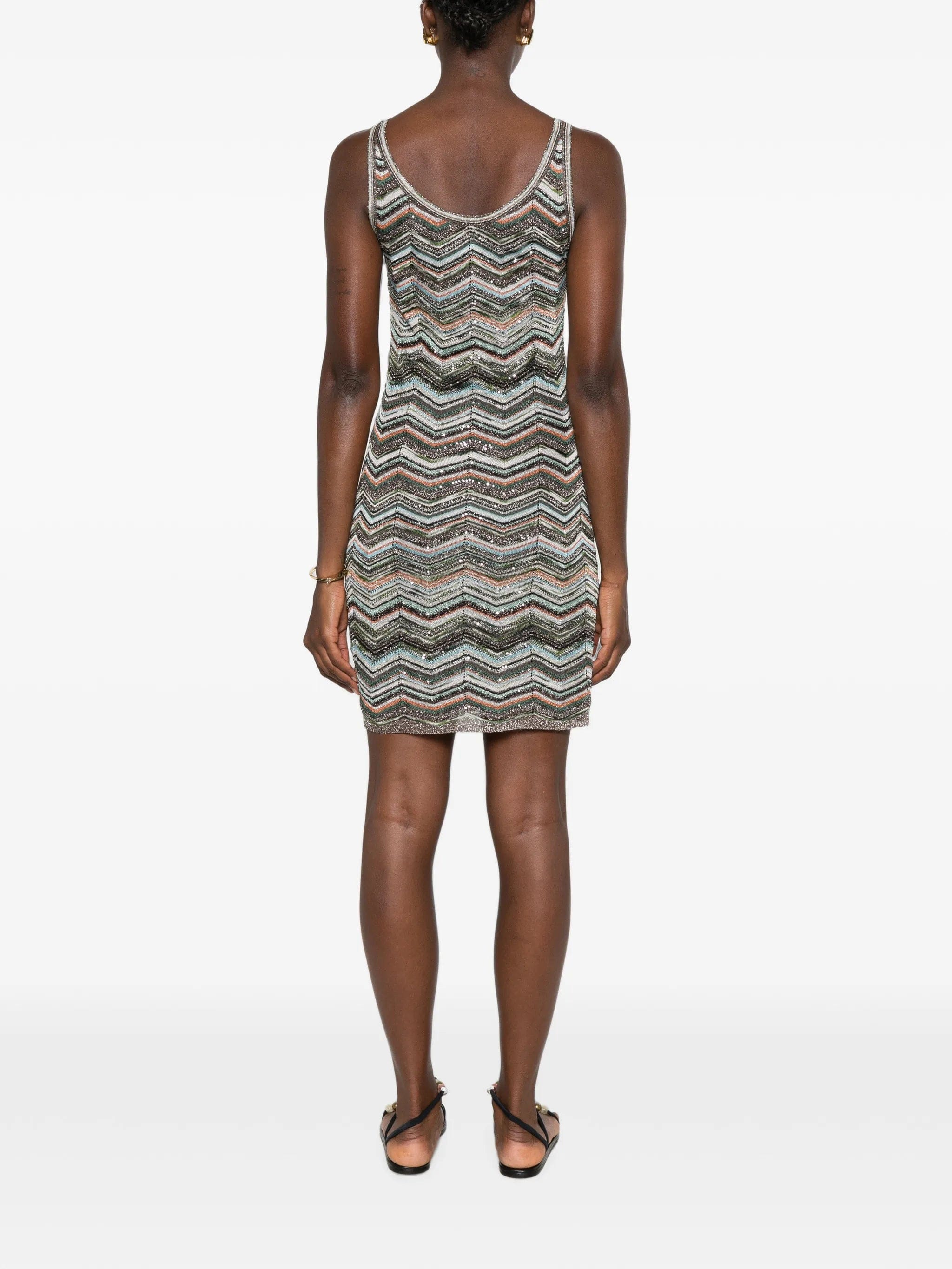 Missoni zigzag - knit mini dress