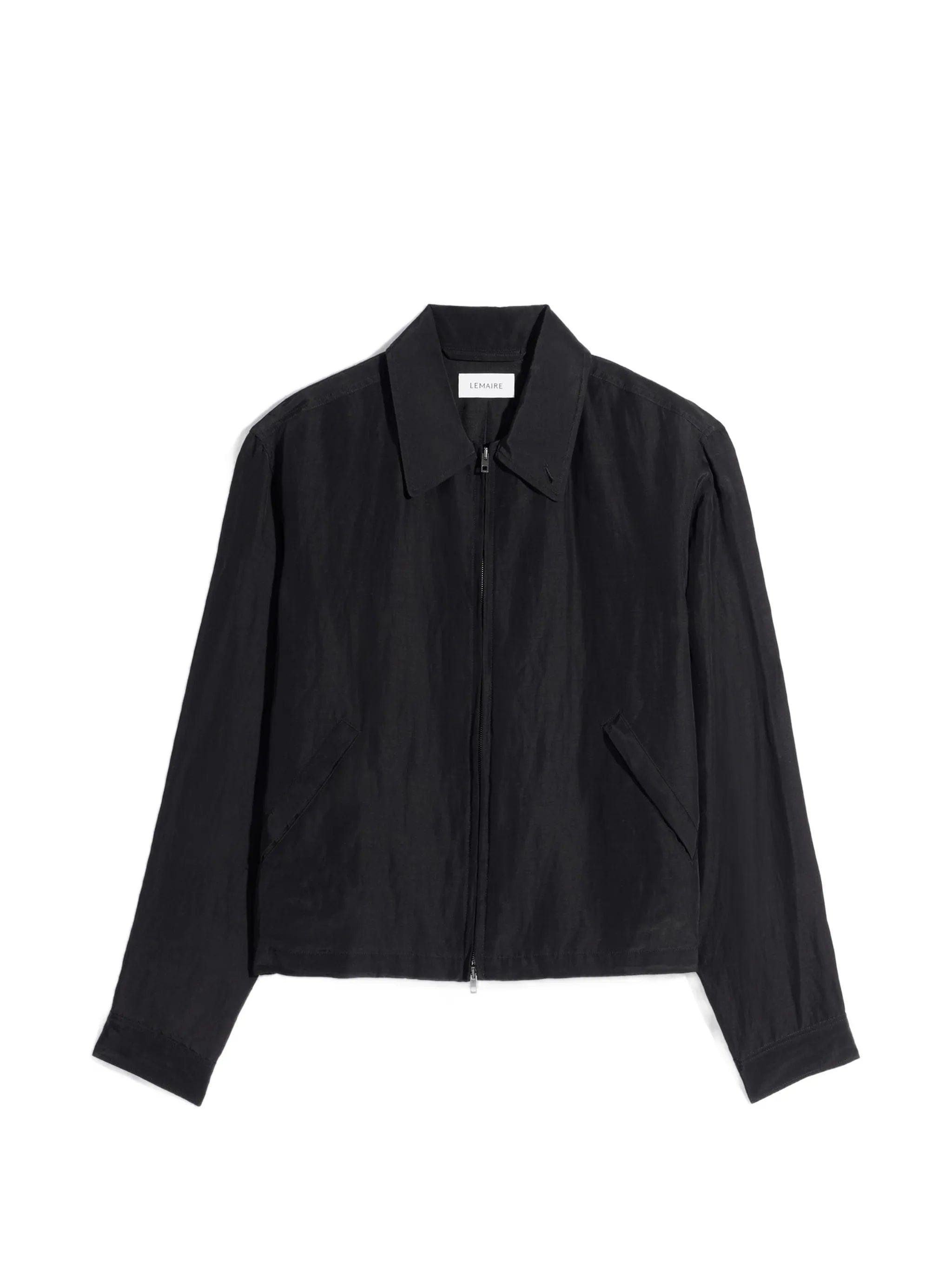 Lemaire short blouson in linen viscose