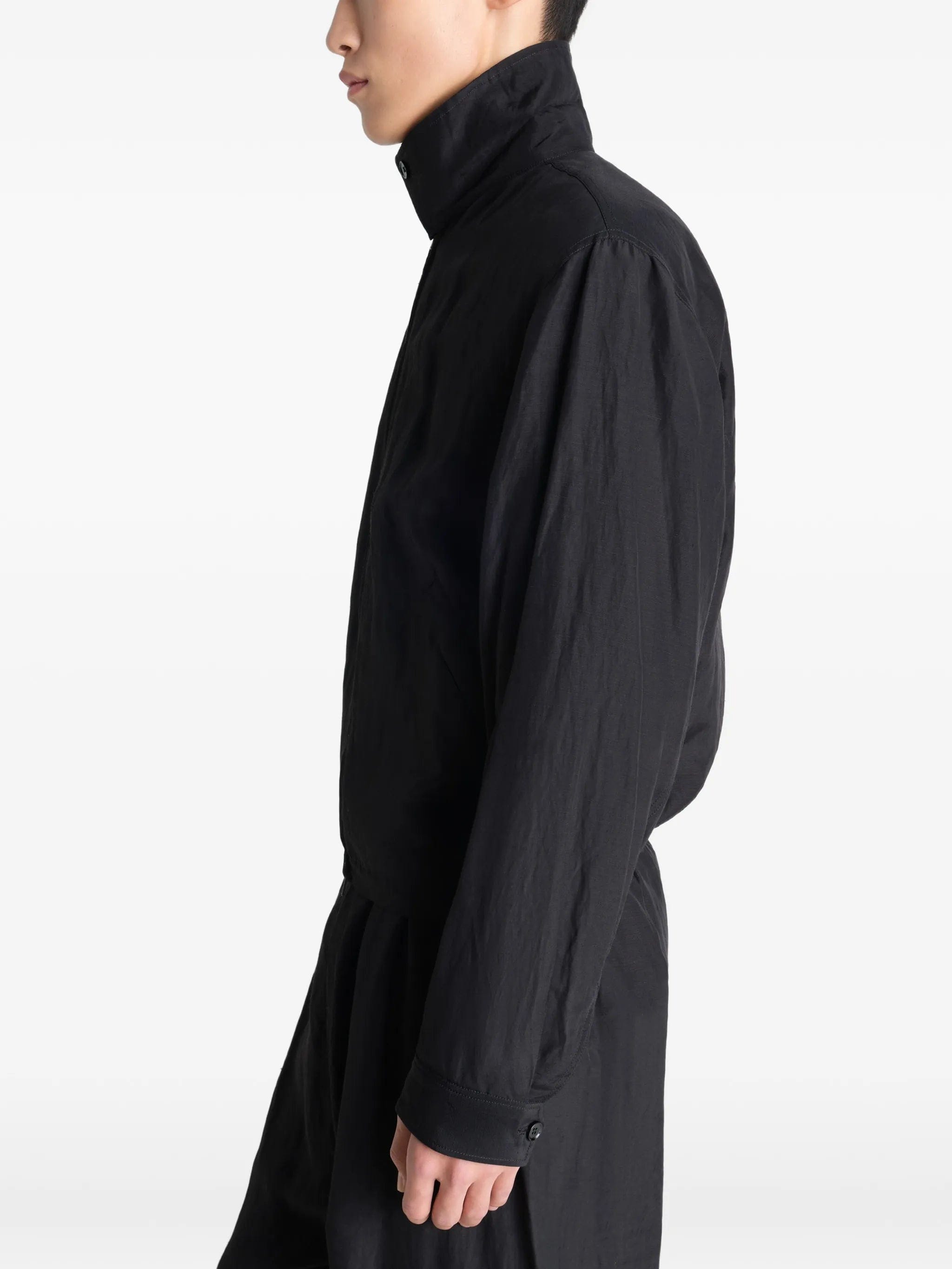 Lemaire short blouson in linen viscose