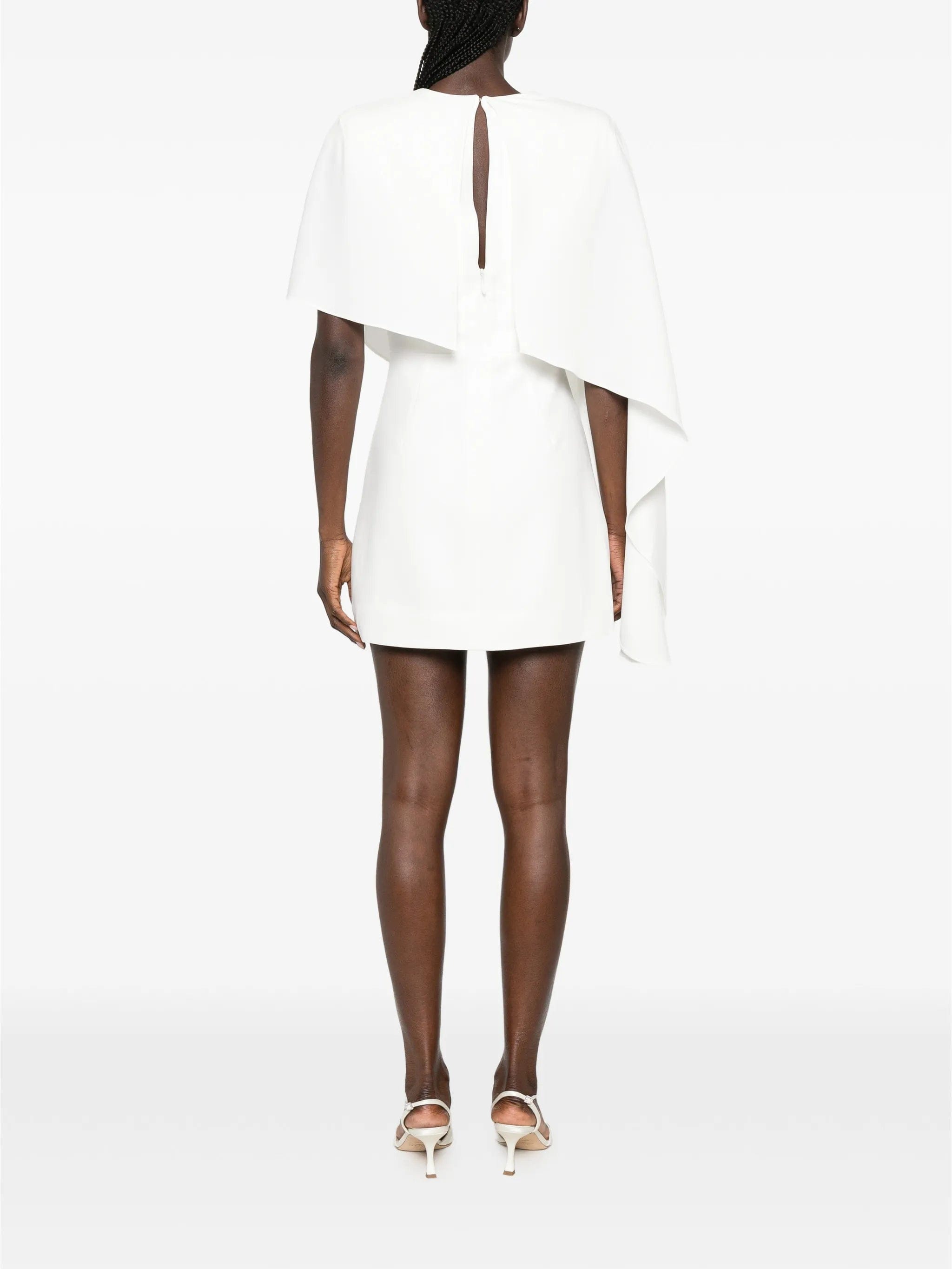 Rachel Gilbert Amari cape - detail mini dress