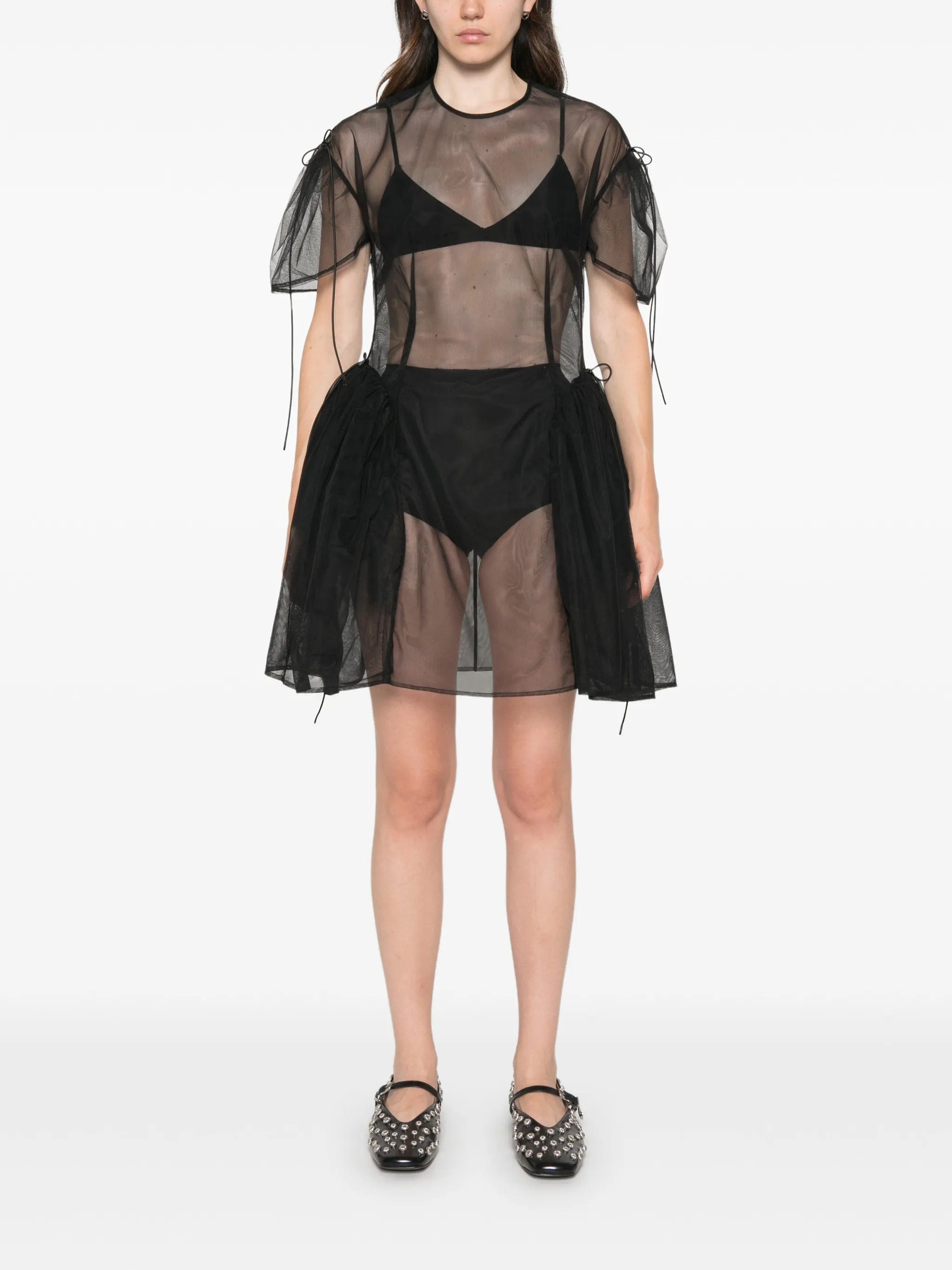 Simone Rocha puff - sleeve mini dress