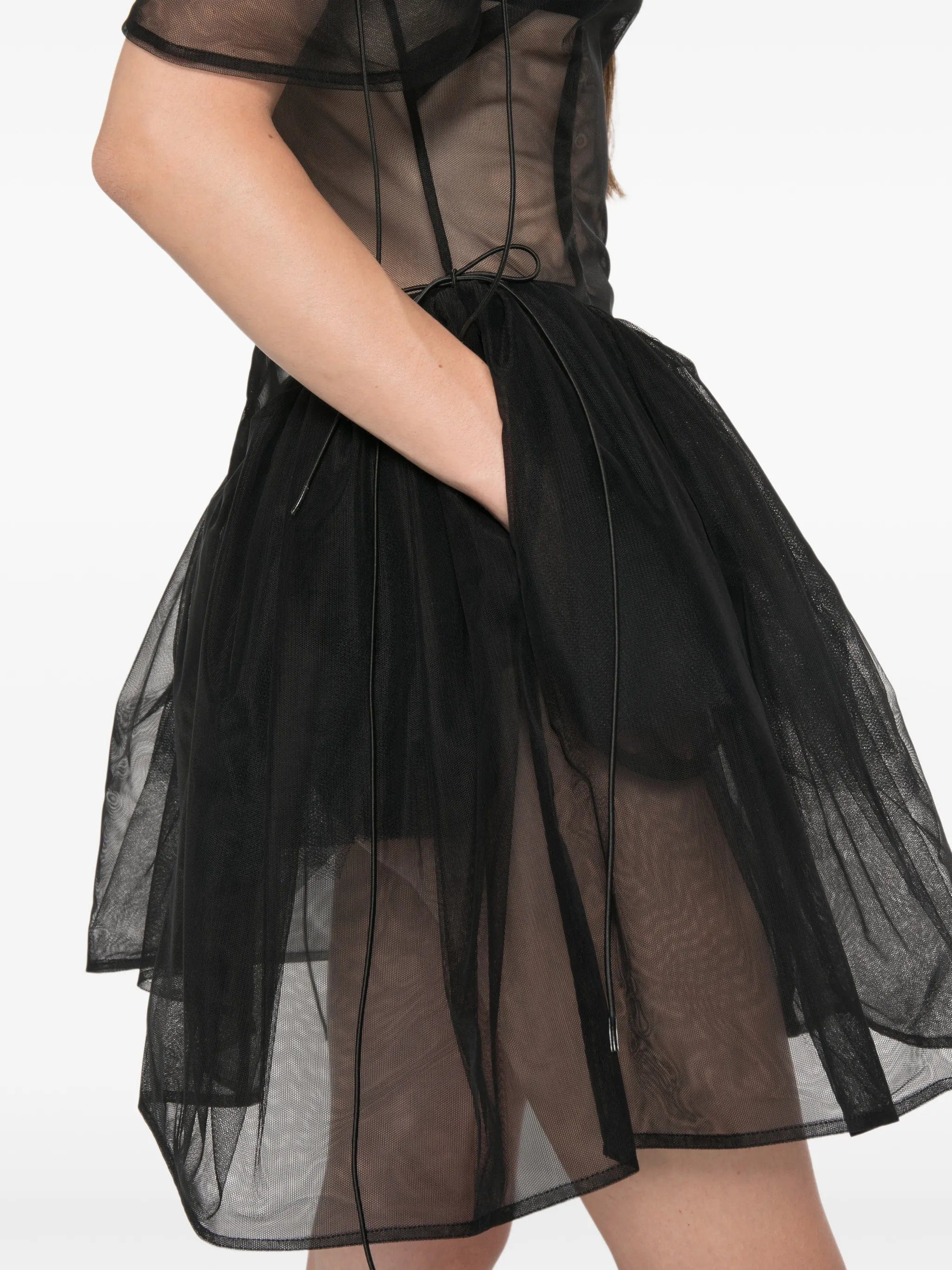 Simone Rocha puff - sleeve mini dress