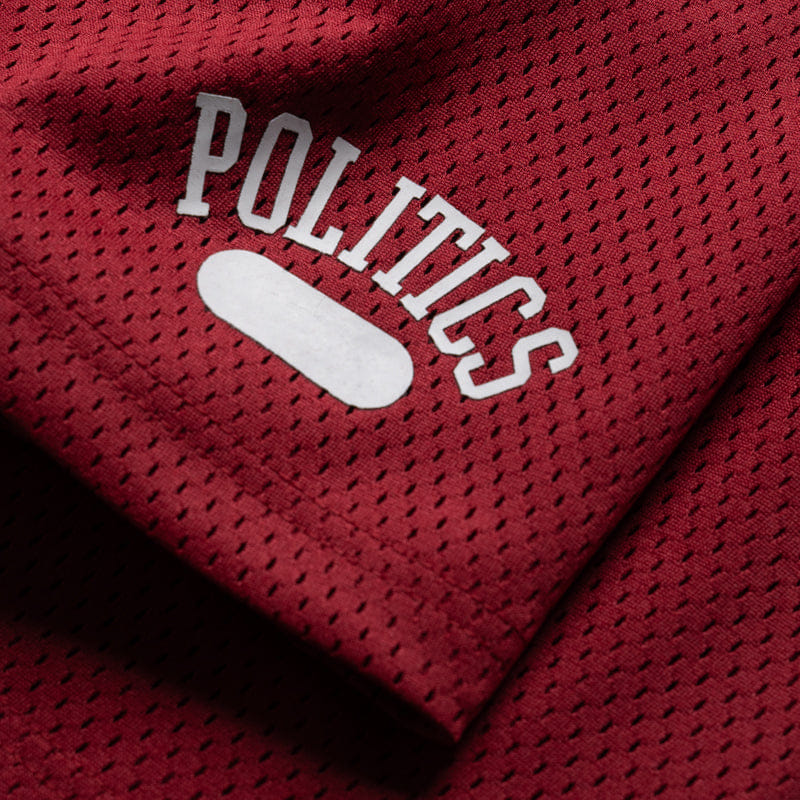 Politics Mesh Shorts - Cardinal