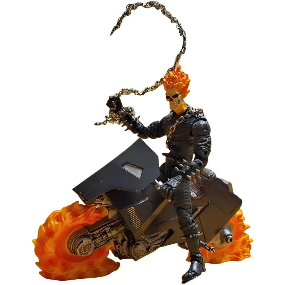 Toy Biz Marvel Comics - Ghost Rider (Johnny Blaze) Action Figure (6.5") - Toy Biz - Marvel Legends Series III - (2002)