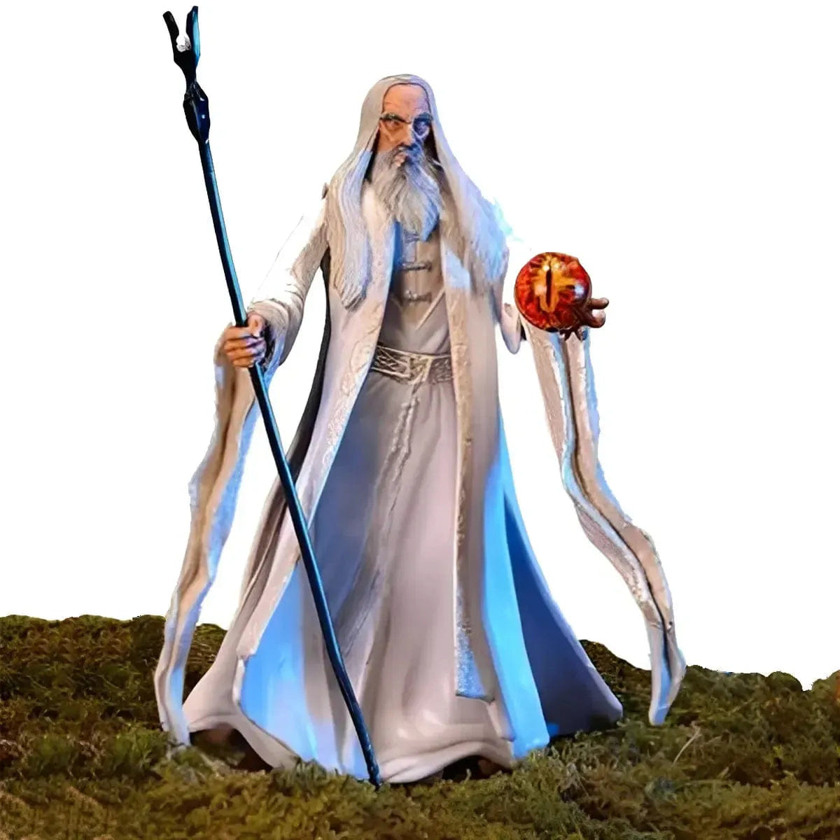 Toy Biz The Lord of the Rings: The Two Towers - Saruman the White Action Figure (7") - Toy Biz