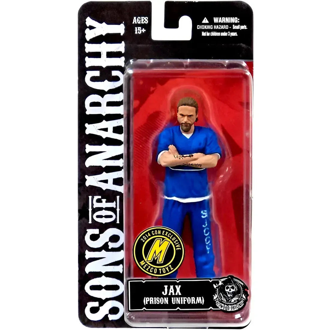 Mezco Toys Sons of Anarchy - Blue Prison Uniform Jax Teller Action Figure (6") - Mezco Toyz - NYCC 2014 Exclusive Edition