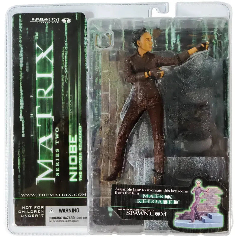 Mcfarlane Toys The Matrix Reloaded - Stairway Escape Scene Niobe Action Figure - McFarlane Toys - Matrix Series 2 - (2003)