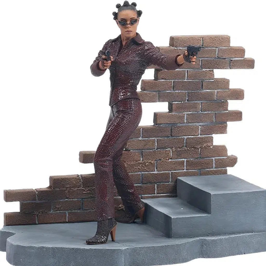 Mcfarlane Toys The Matrix Reloaded - Stairway Escape Scene Niobe Action Figure - McFarlane Toys - Matrix Series 2 - (2003)