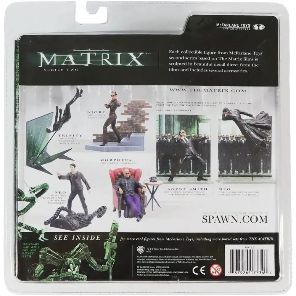 Mcfarlane Toys The Matrix Reloaded - Stairway Escape Scene Niobe Action Figure - McFarlane Toys - Matrix Series 2 - (2003)