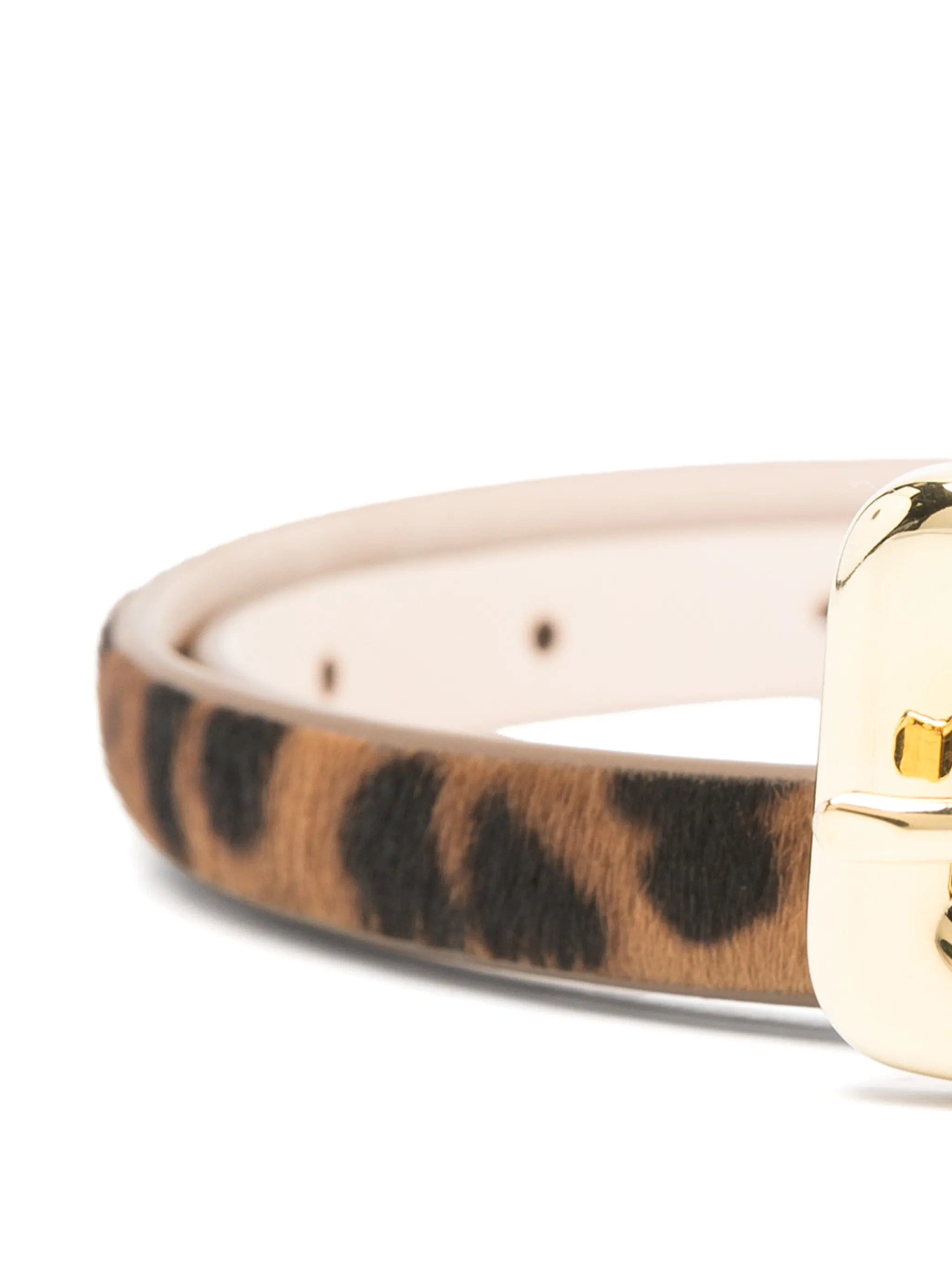Déhanche Mara jaguar - print buckled belt