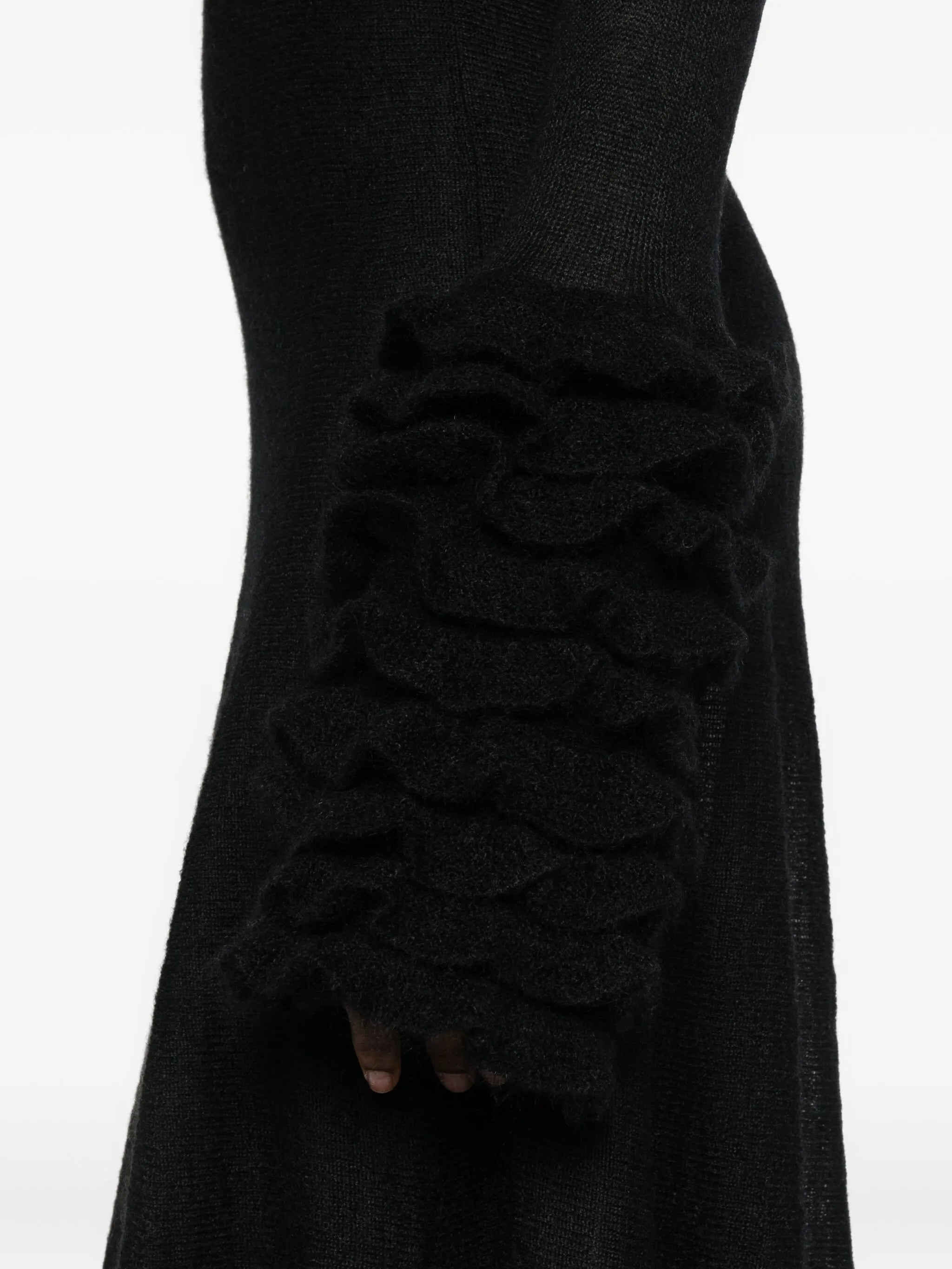Alaïa frills midi dress