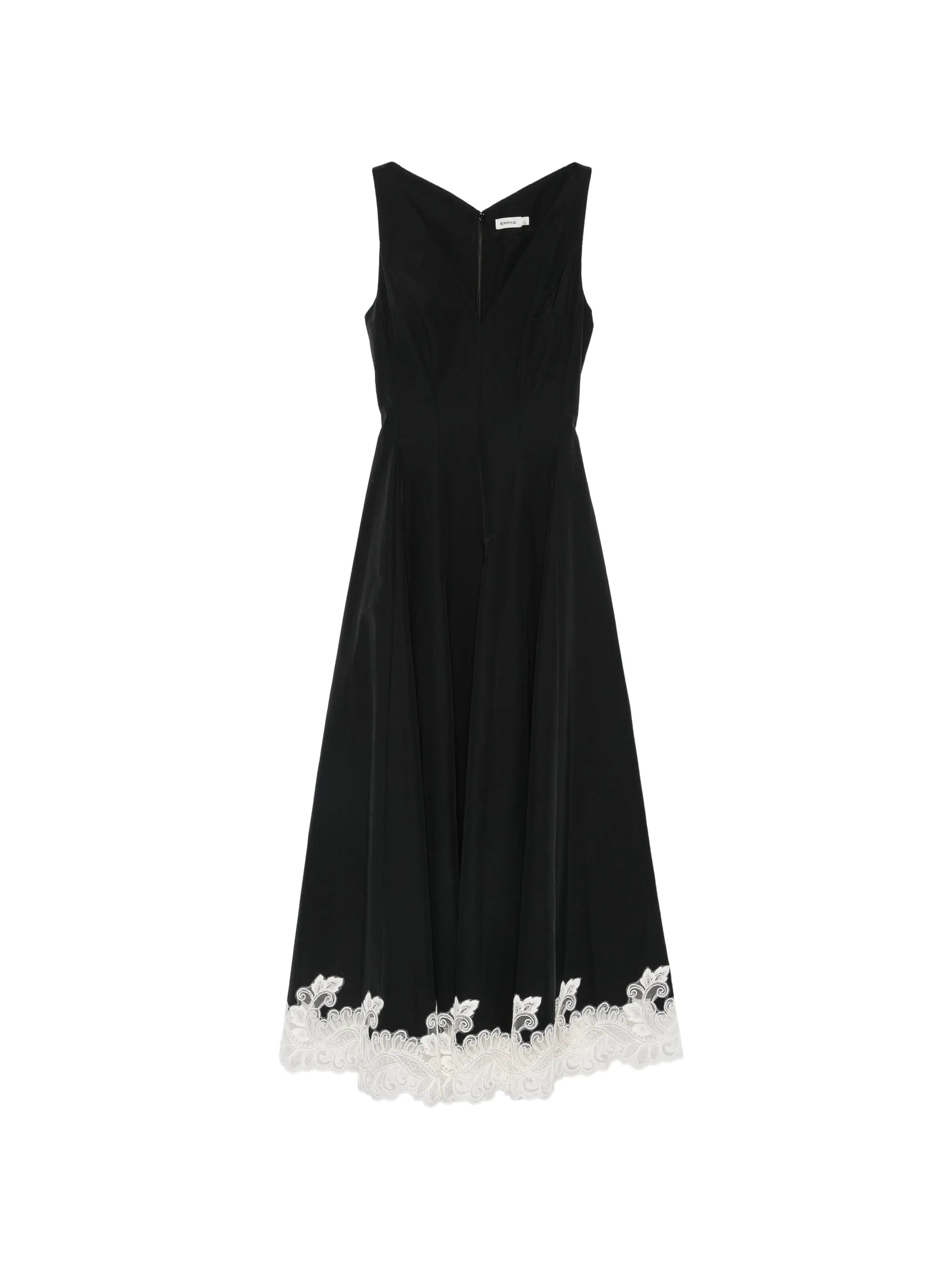Simkhai Mira lace - trim midi dress