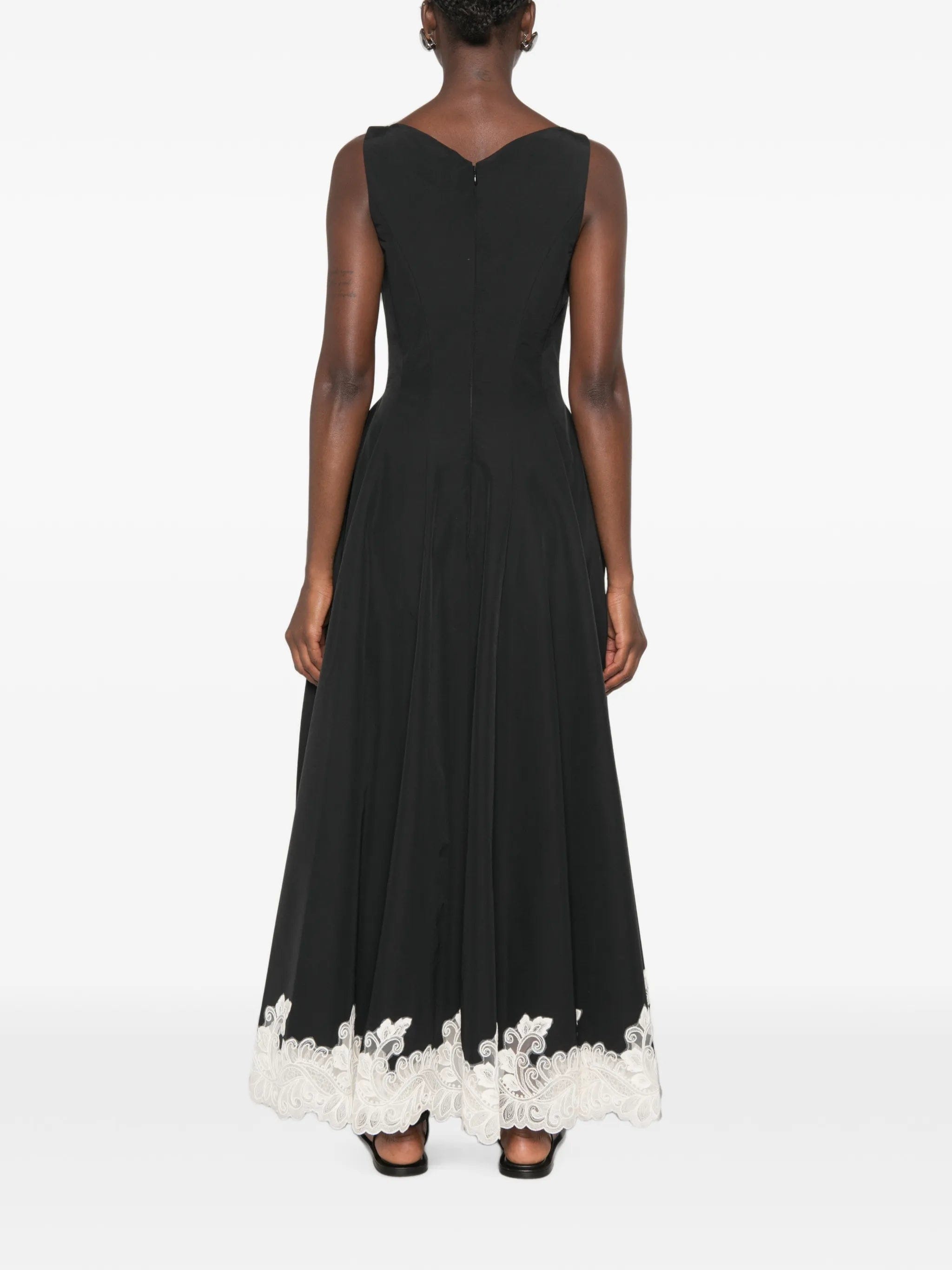 Simkhai Mira lace - trim midi dress