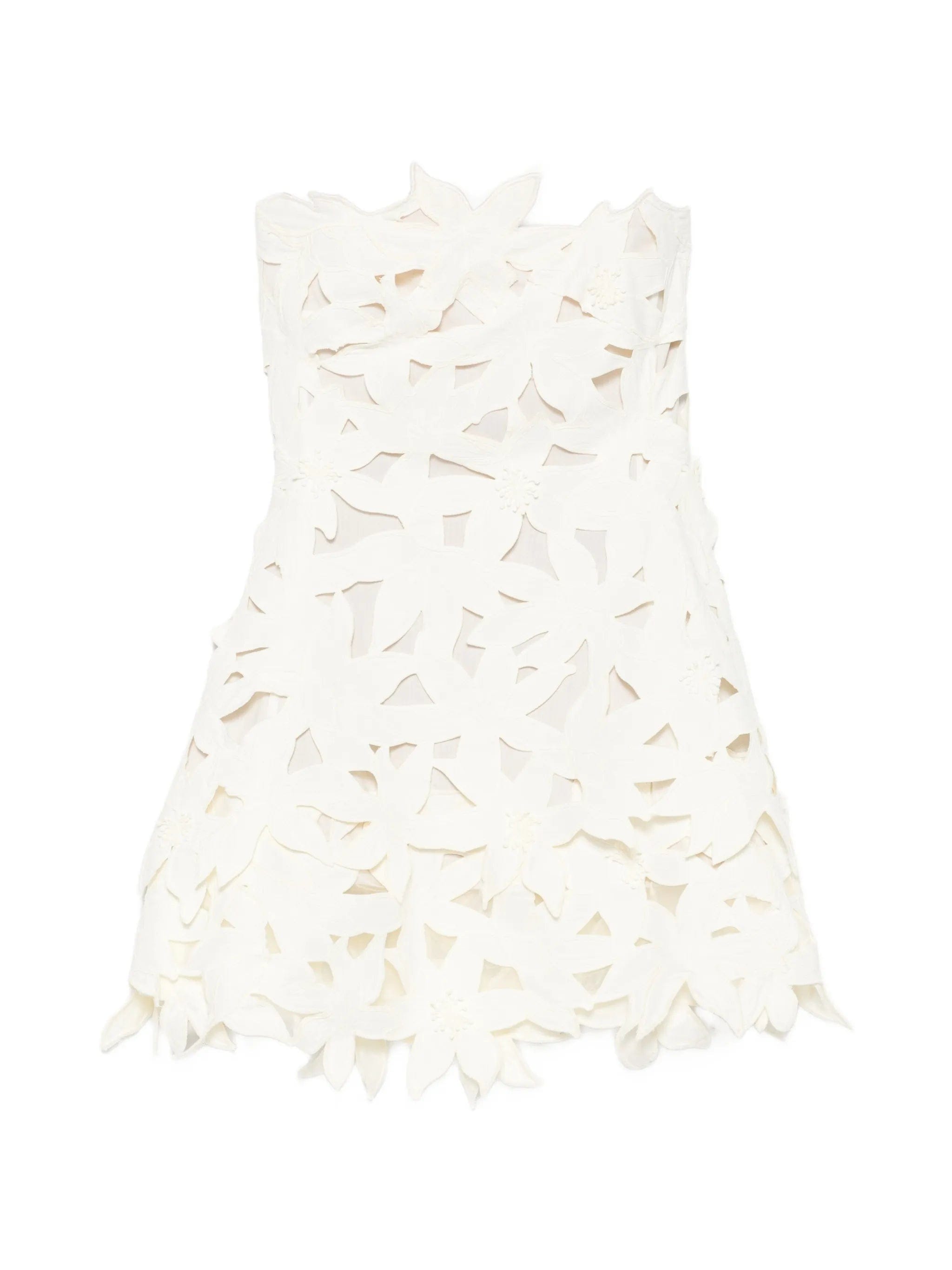Simkhai floral - appliqué mini dress