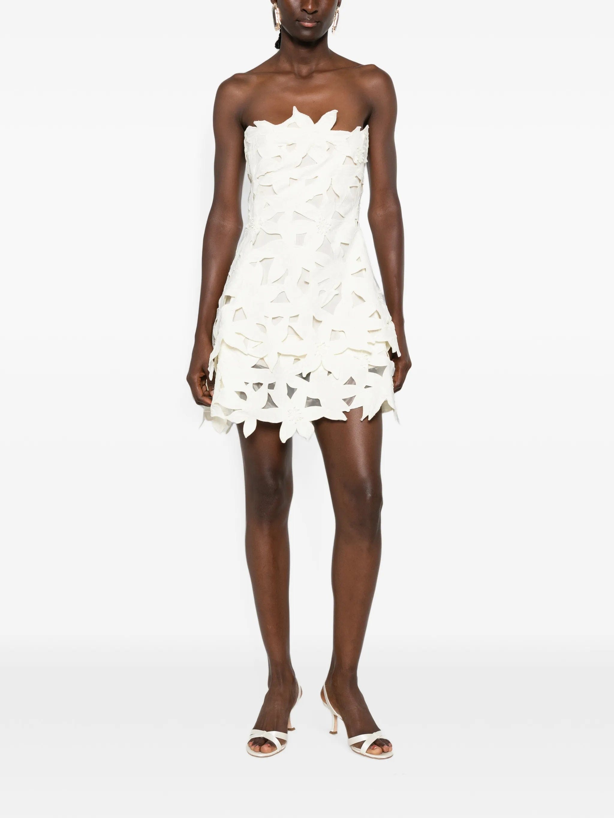 Simkhai floral - appliqué mini dress