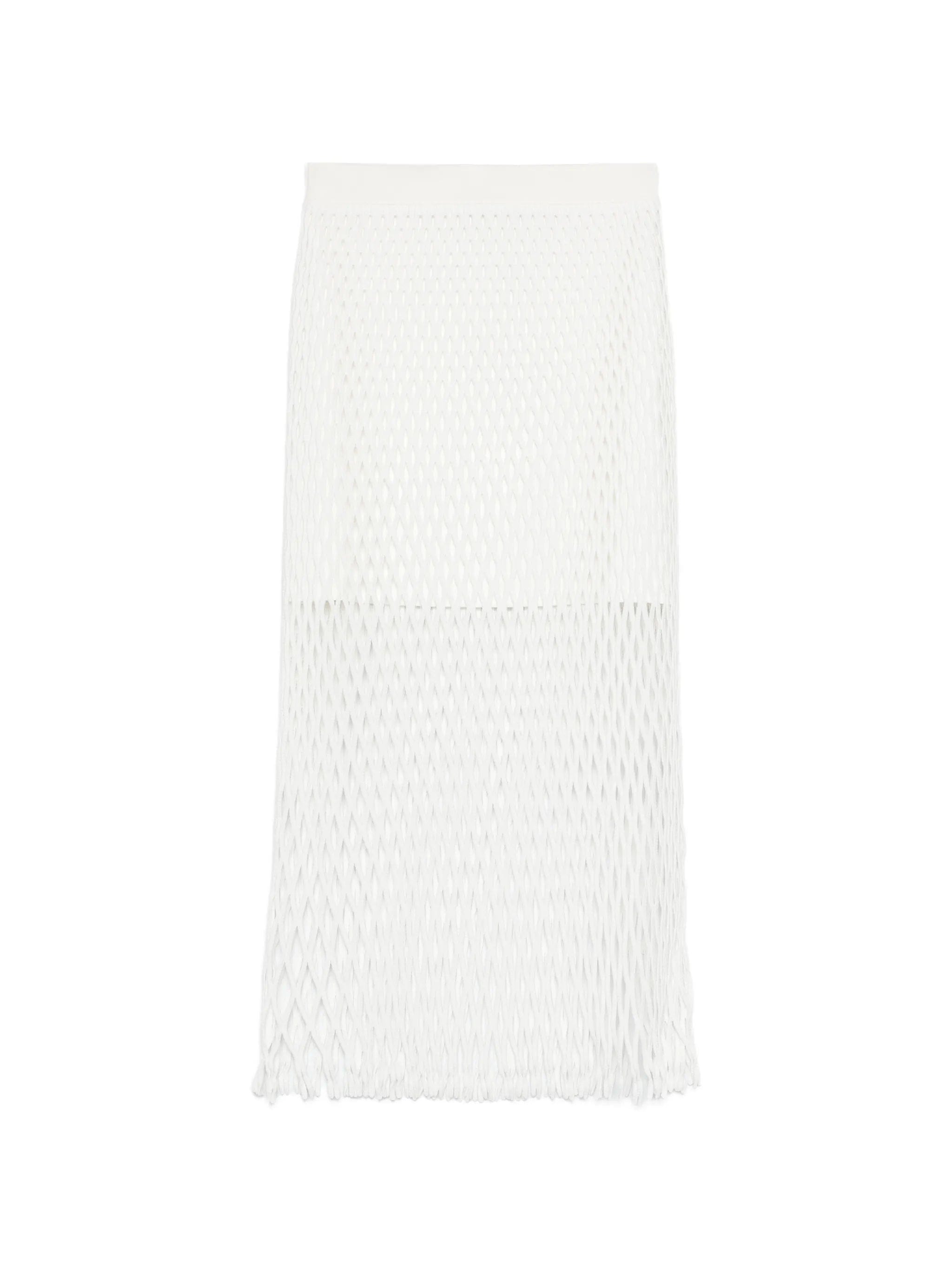 Simkhai white midi skirt