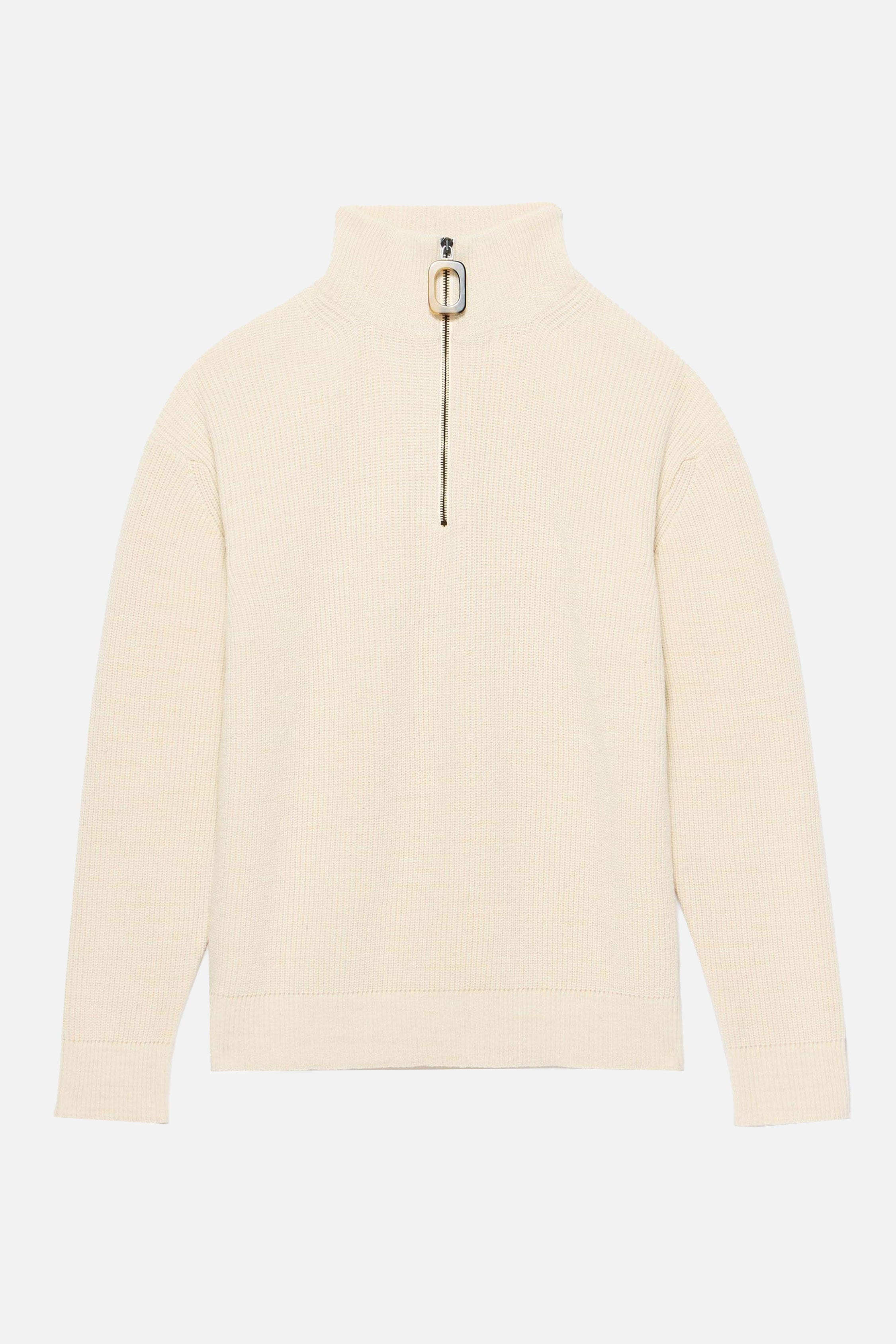 JW Anderson FELPA CON MEZZA CERNIERA