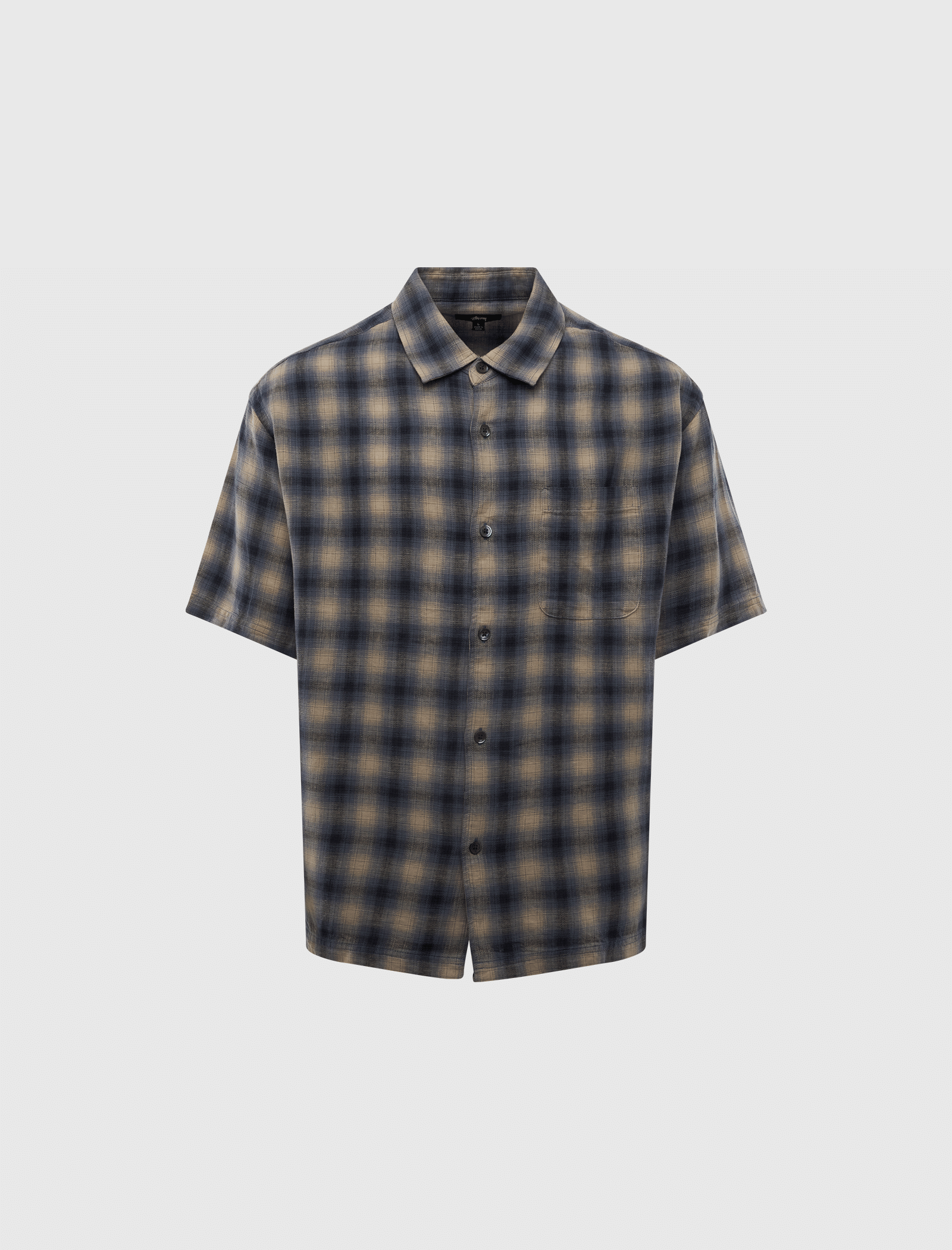 STÜSSY LIAM SS PLAID SHIRT
