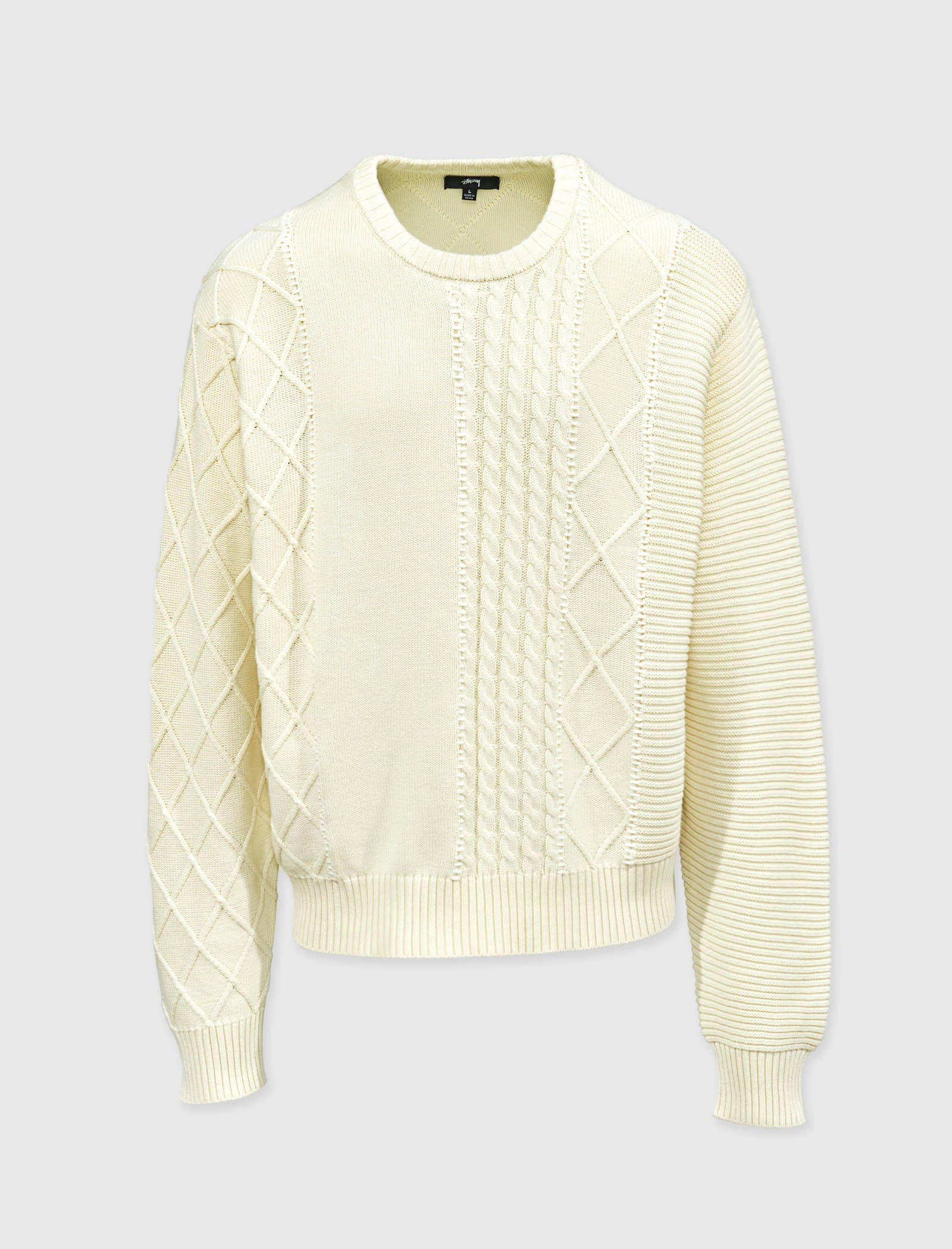 STÜSSY PATCHWORK SWEATER
