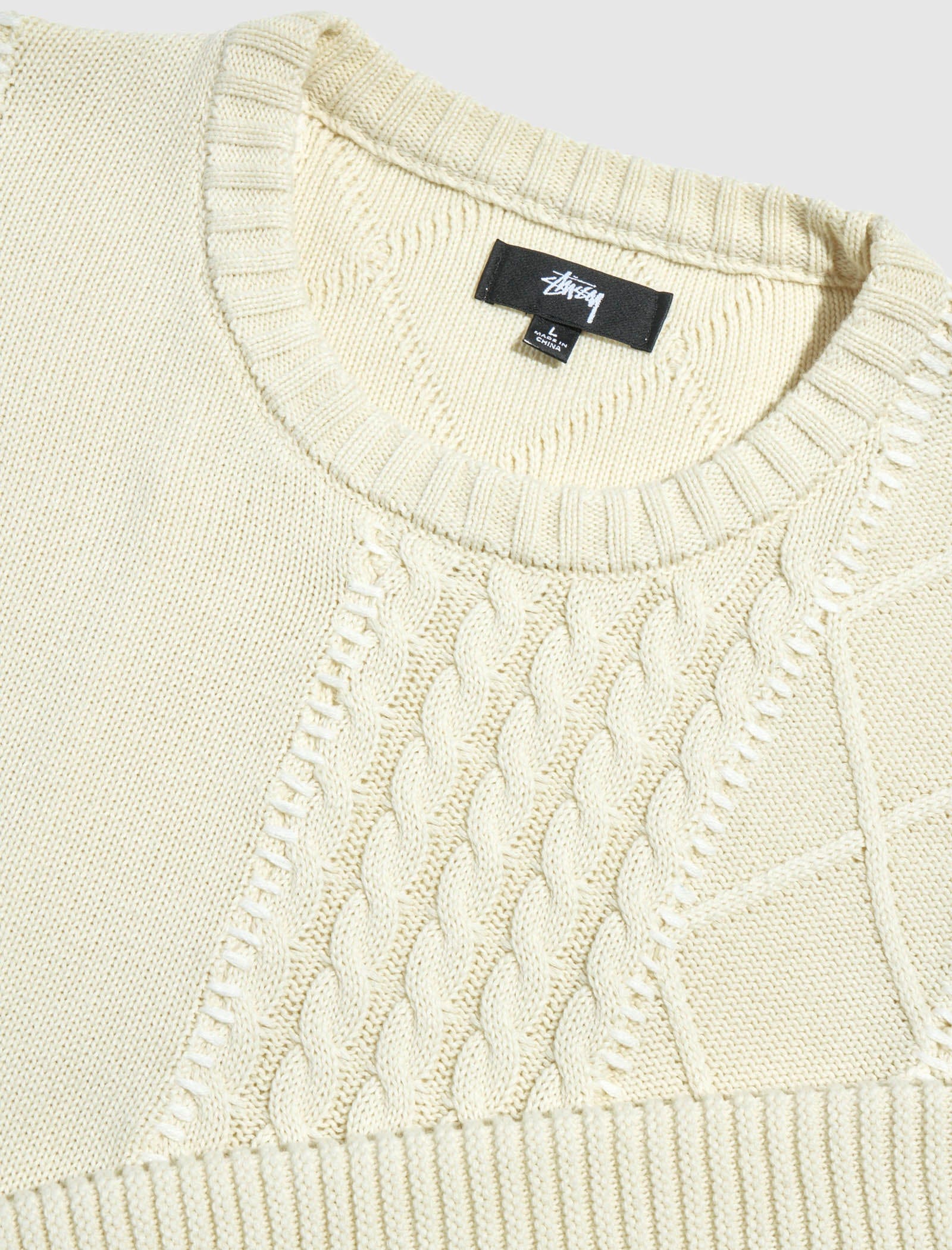 STÜSSY PATCHWORK SWEATER
