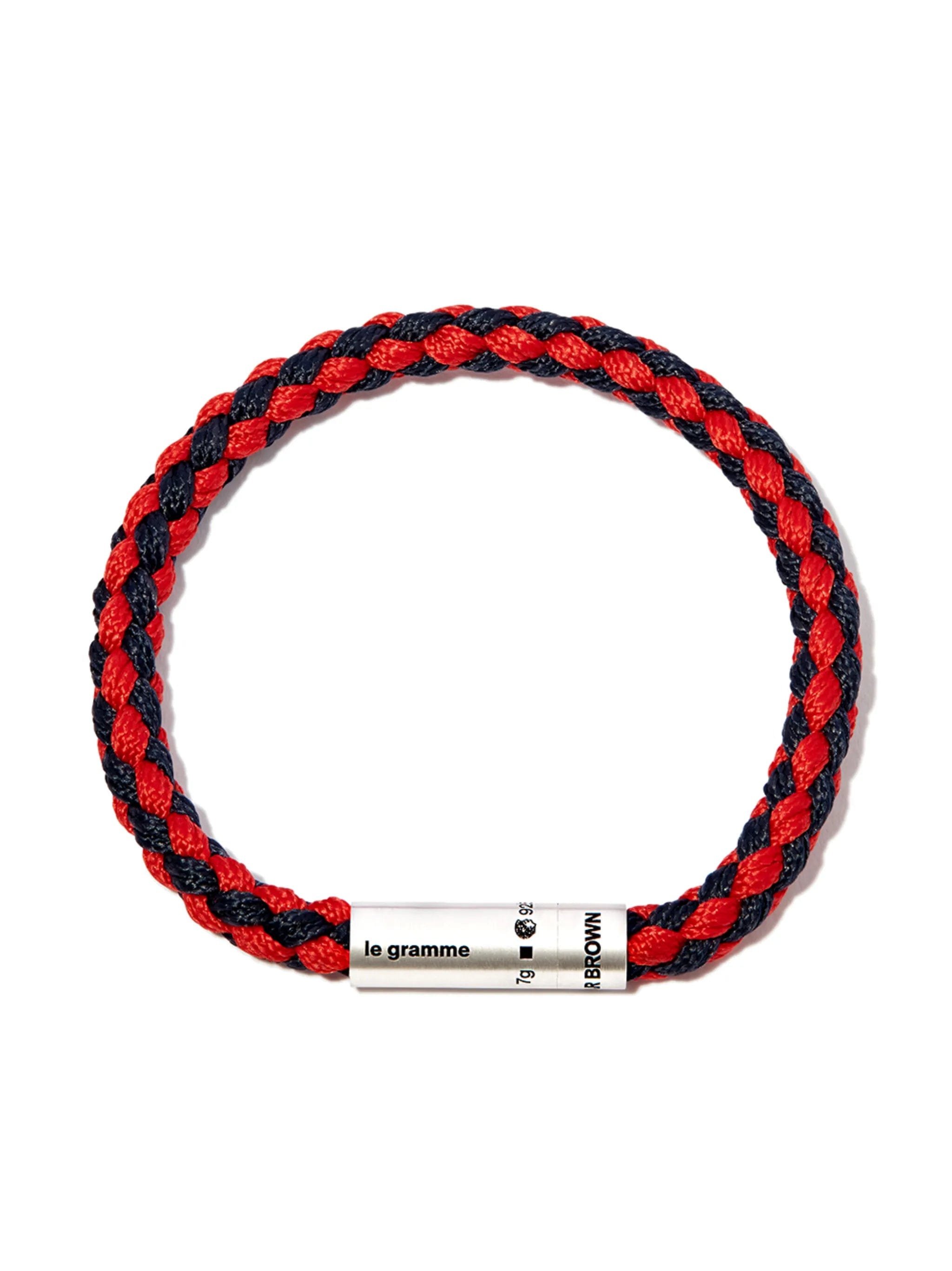 Le Gramme x Orlebar Brown braided bracelet