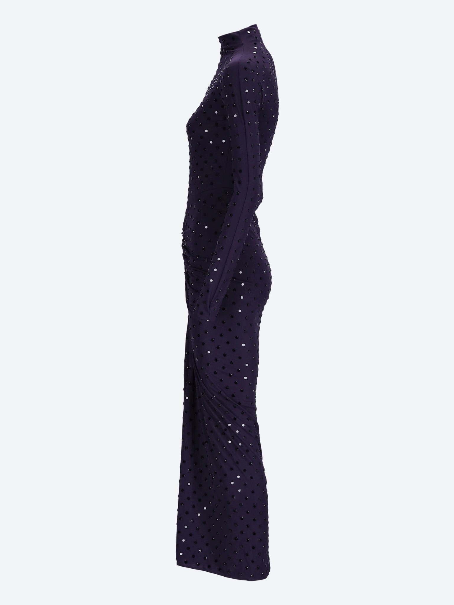 Alaia Strass jersey draped dress