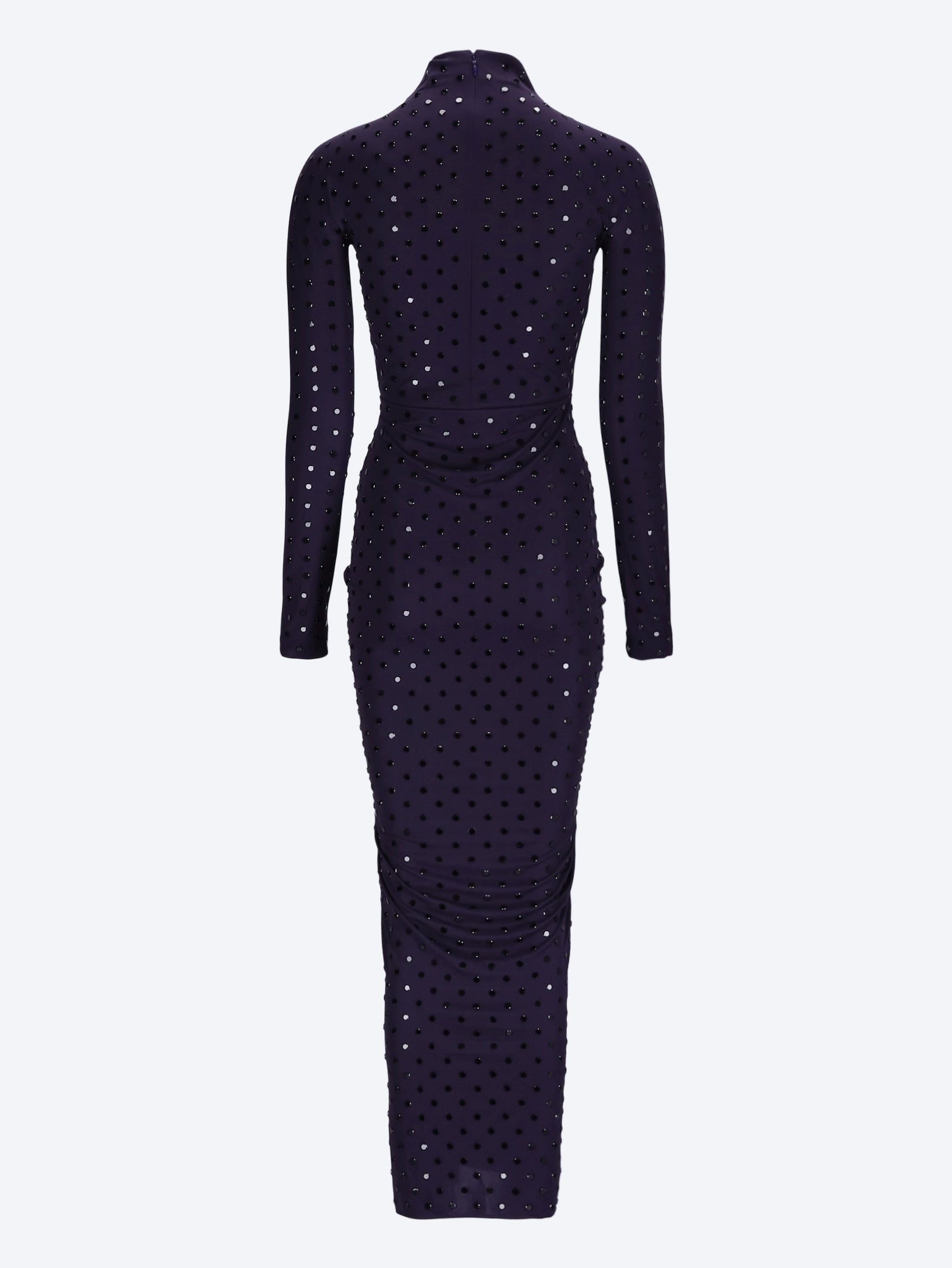 Alaia Strass jersey draped dress