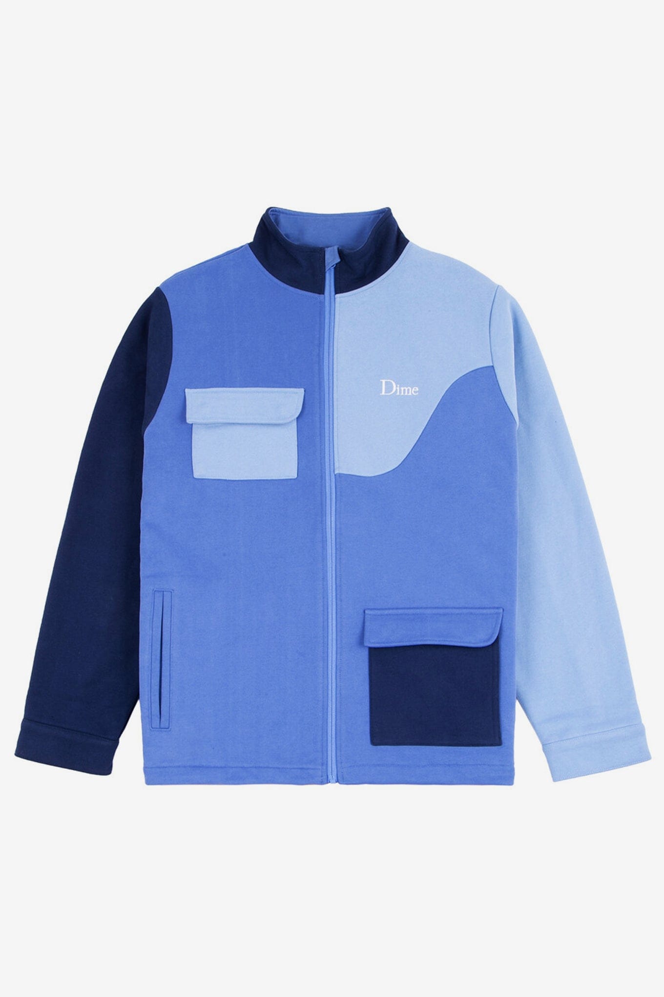 DIME BRUSHED COTTON TRACK JACKET