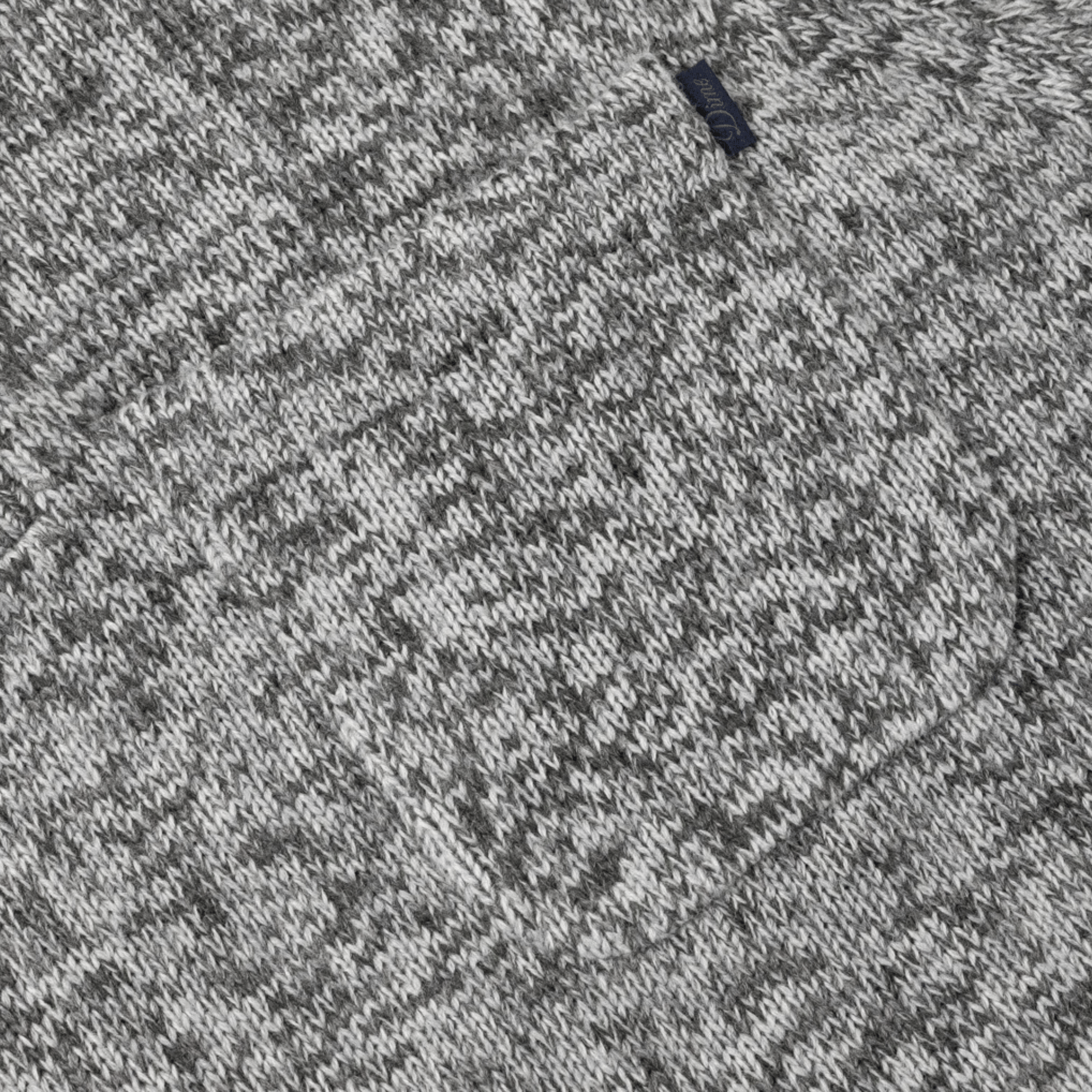Dime Men's Knitted Polo Static Grey