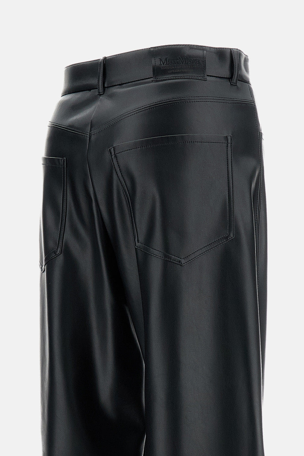 S Max Mara PANTALONE IN ECOPELLE