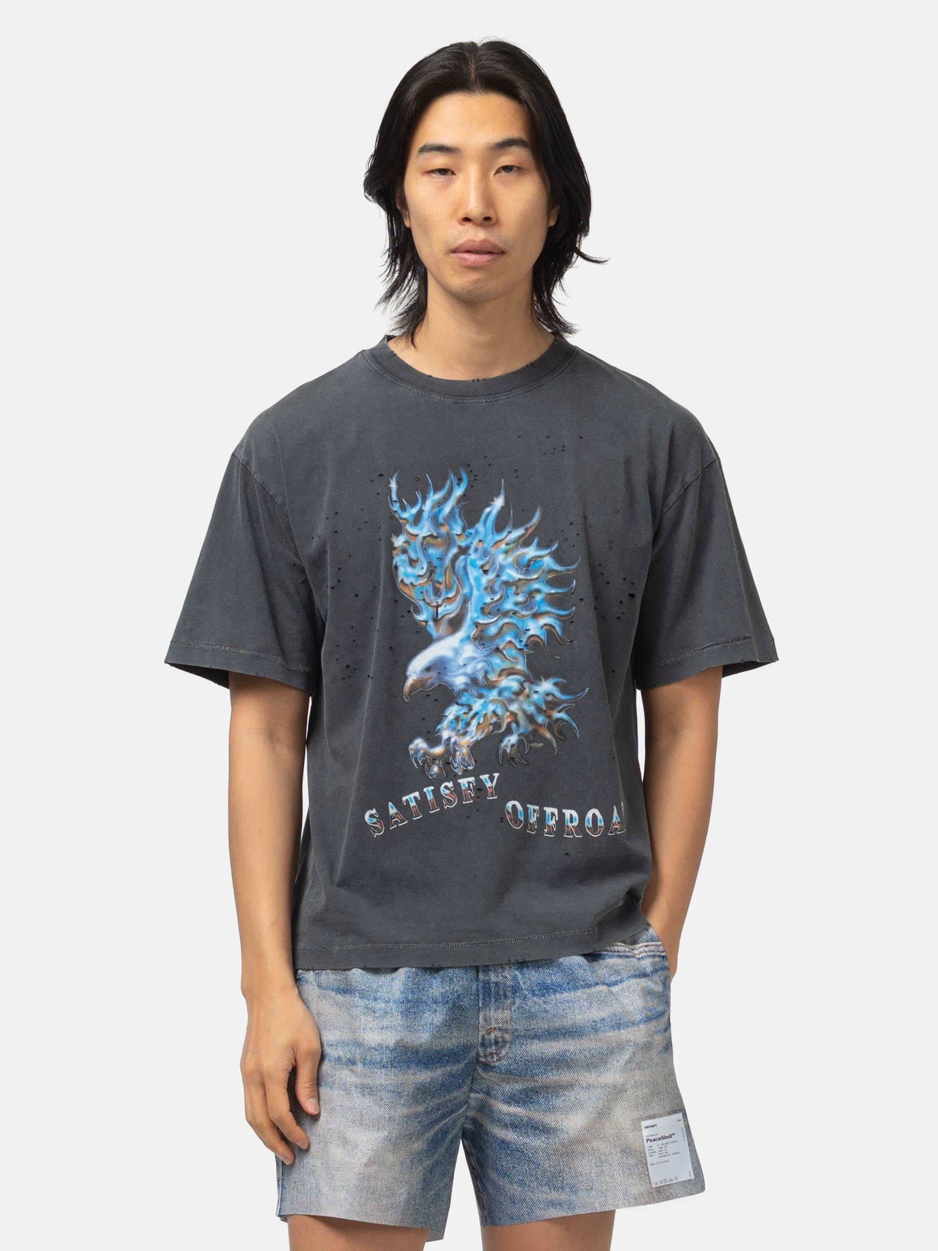 Satisfy MothTech™ T - Shirt #1 Aged Black
