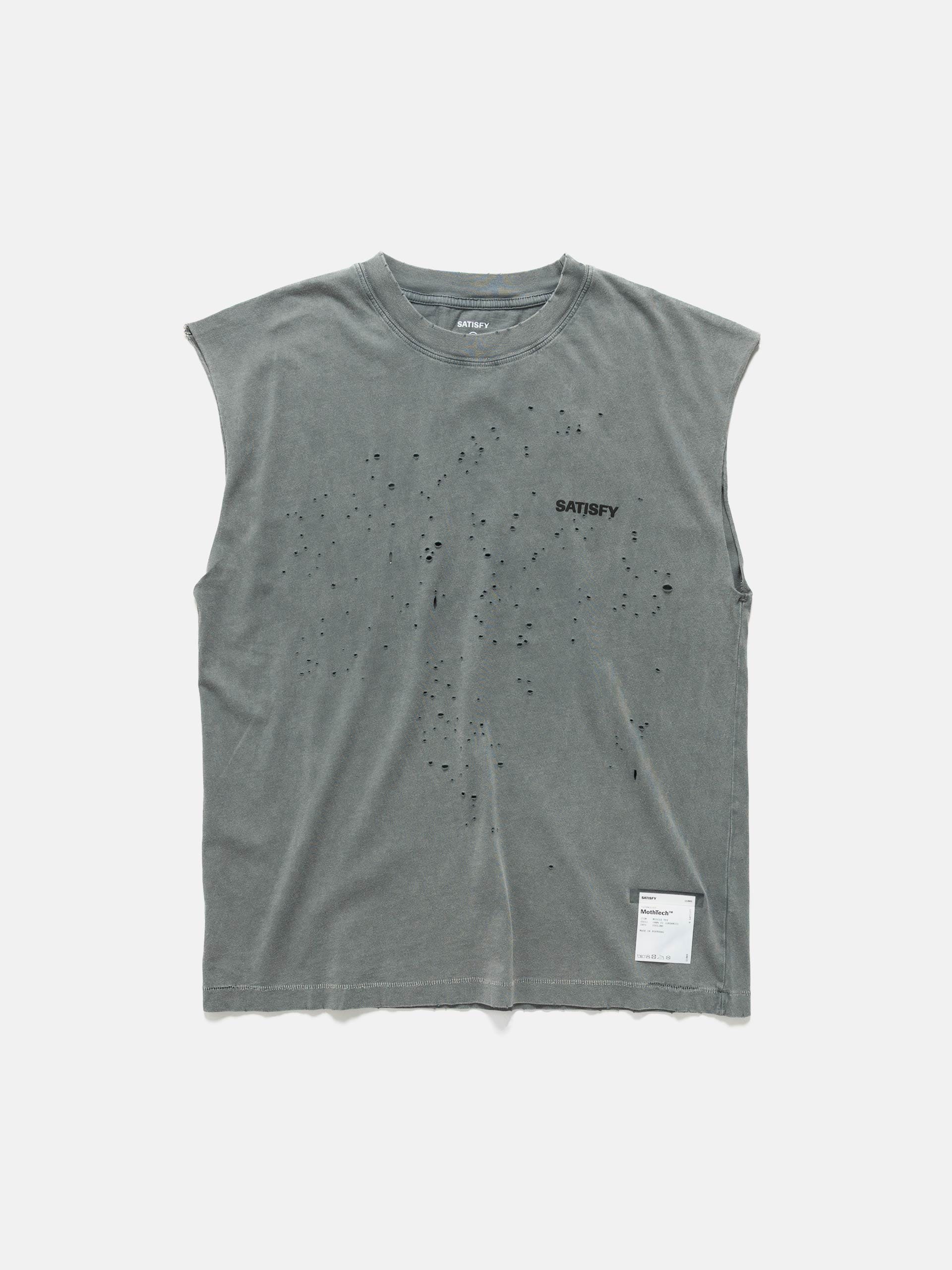 Satisfy MothTech™ Muscle T-Shirt #1 Faded Black
