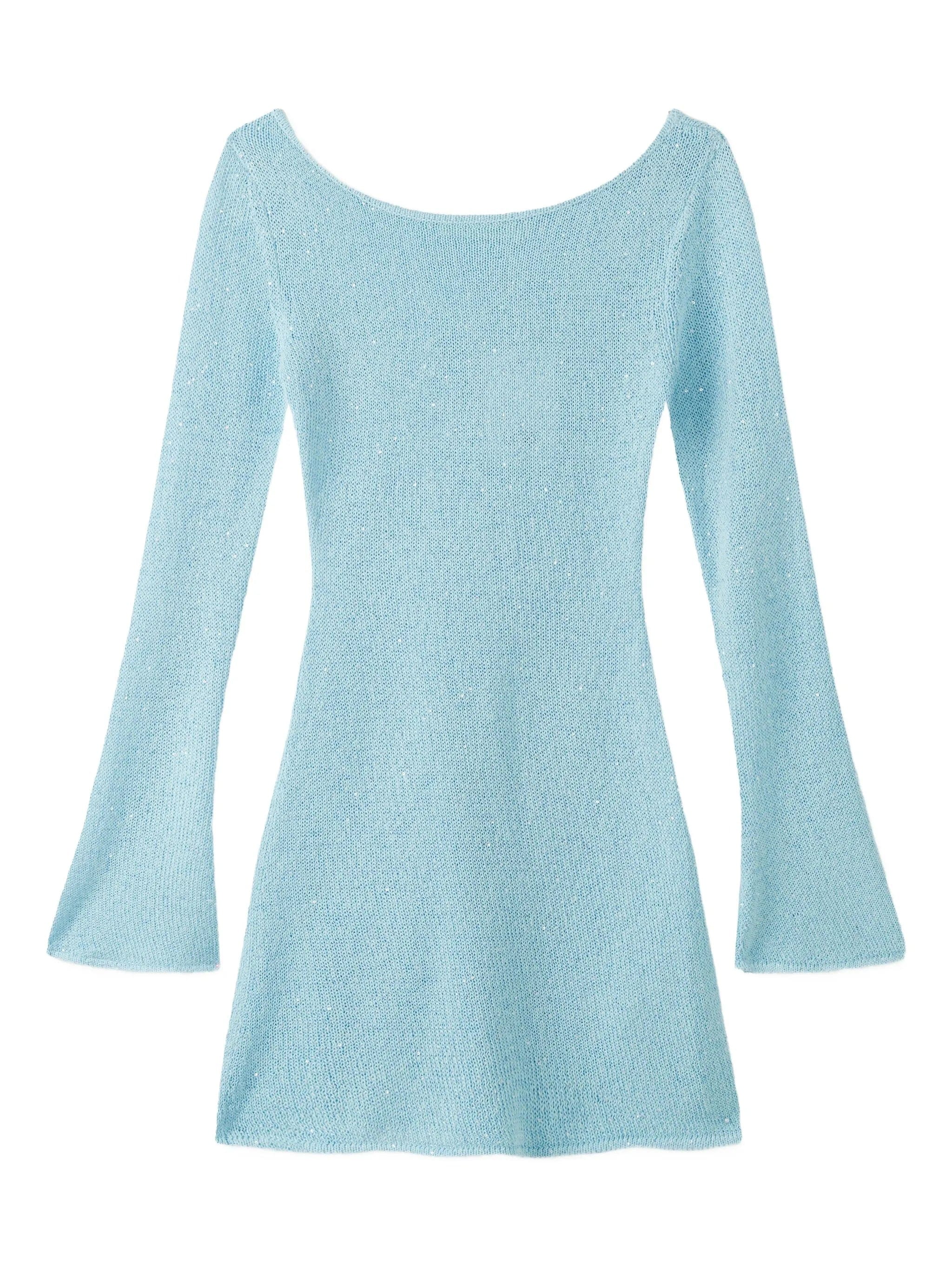 Asta Resort Maya long - sleeve mini dress